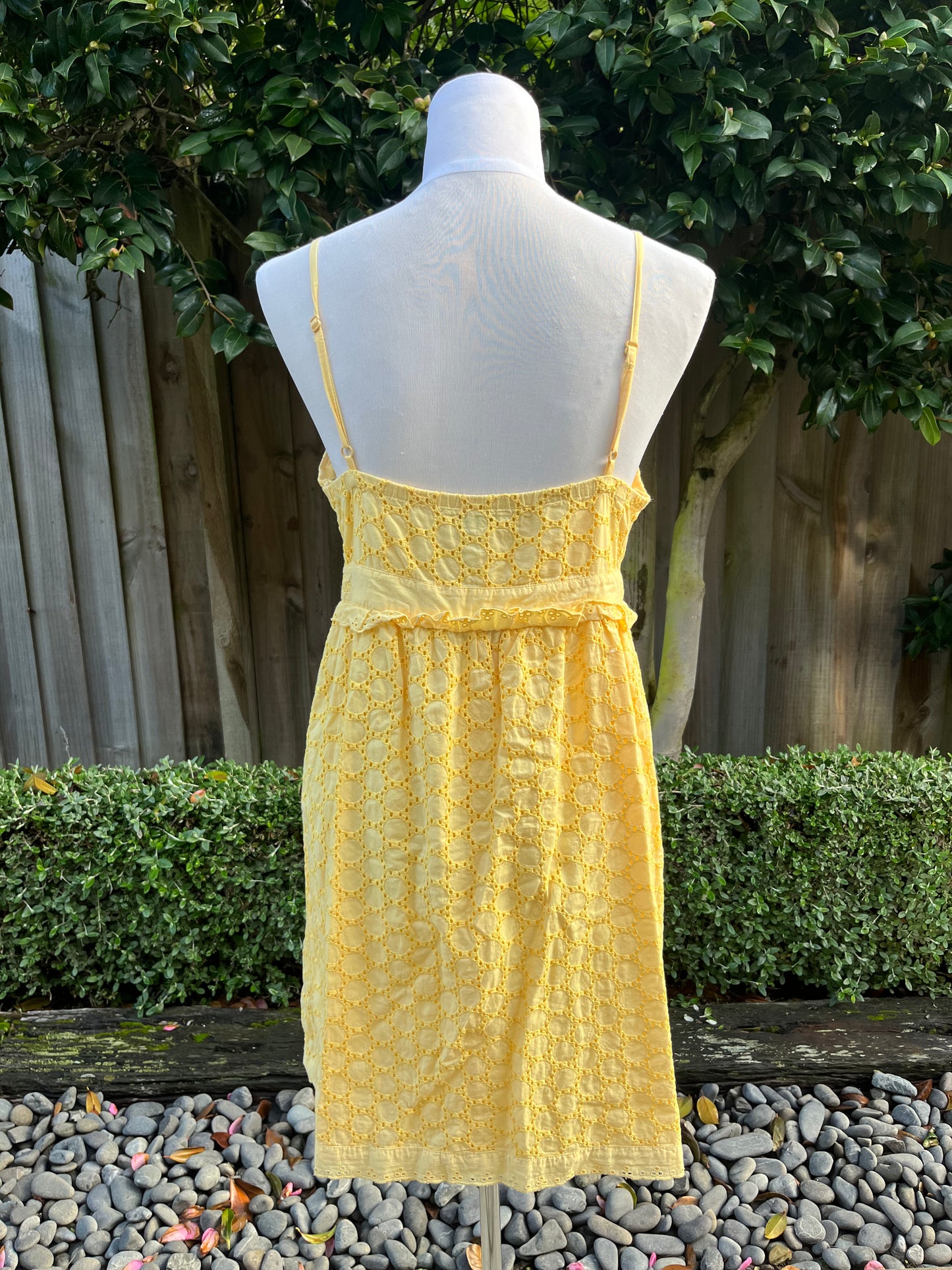 Vintage Rip Curl Yellow Mini Dress | Size 8-10