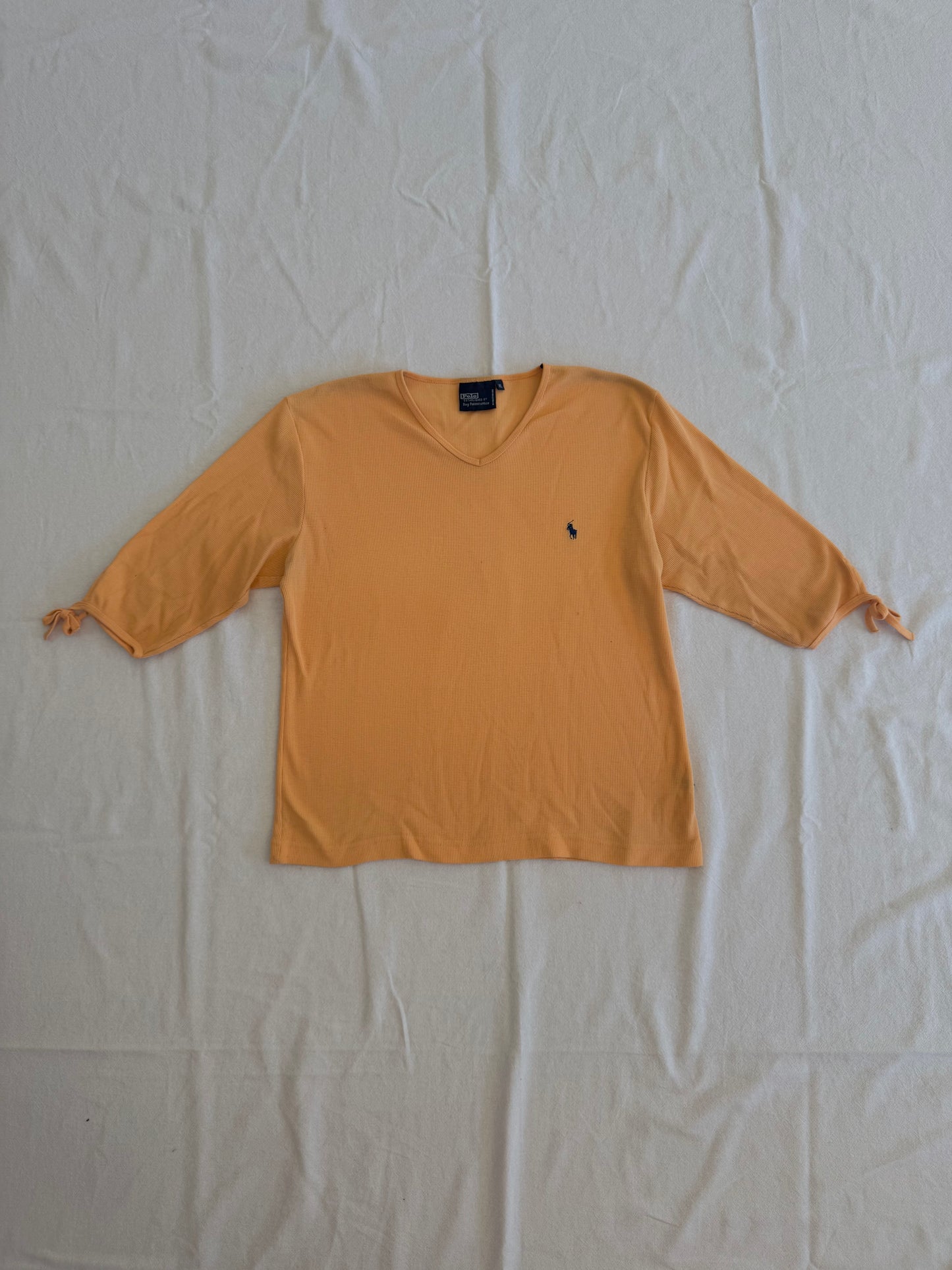 Orange Ralph Lauren Top | Size L-XL