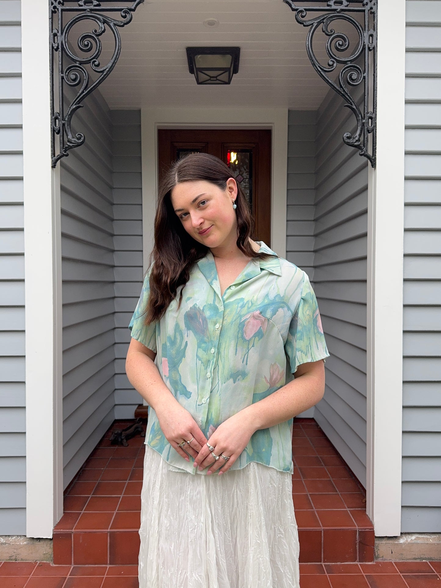 Watercolour-vibe Blouse | Size 12-14