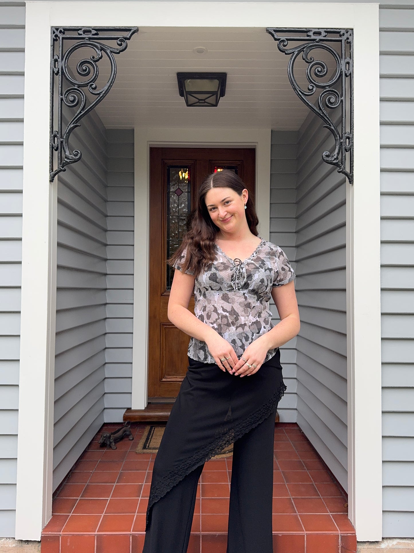 Floral Sheer Blouse | UK 14