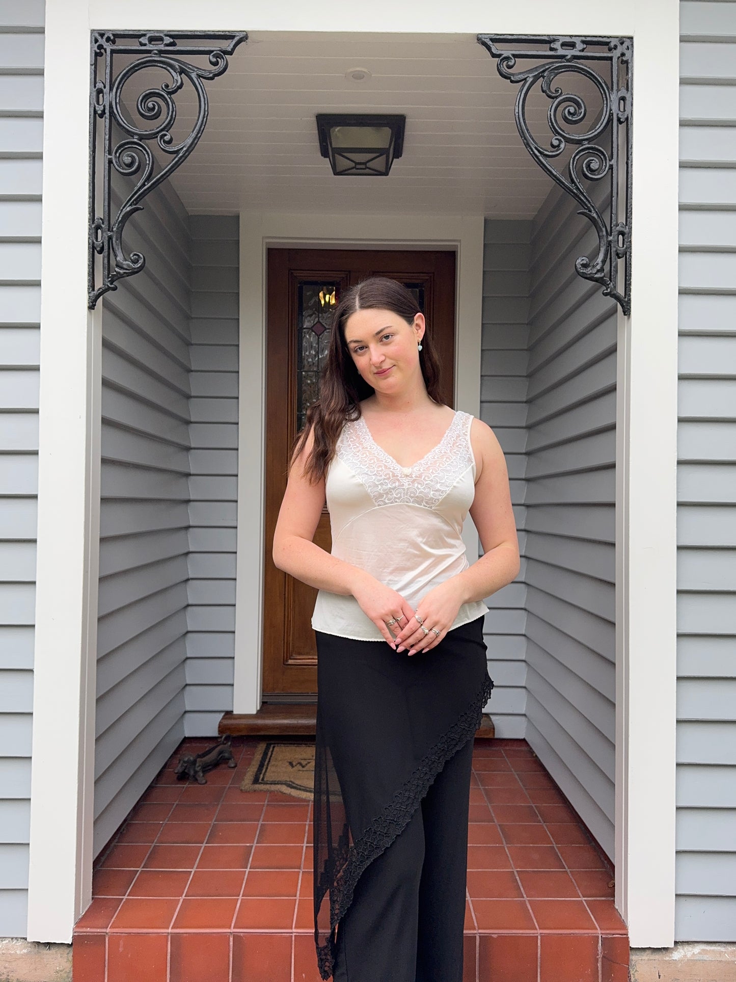 White Lace Cami | Size 10-12