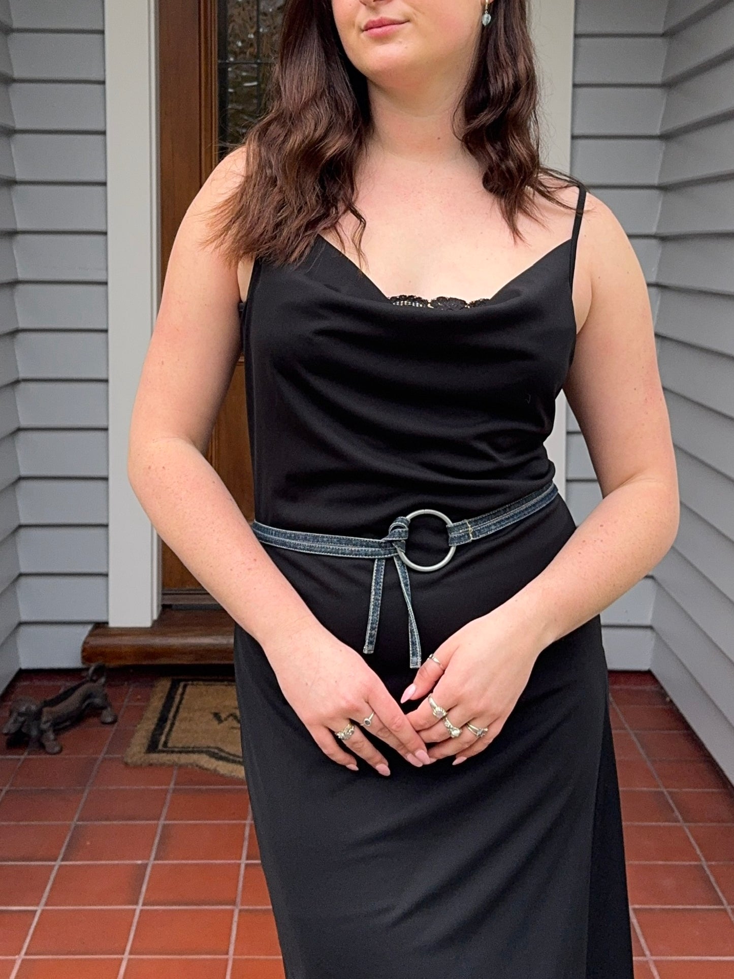 Denim Tie-Up Belt | OSFM