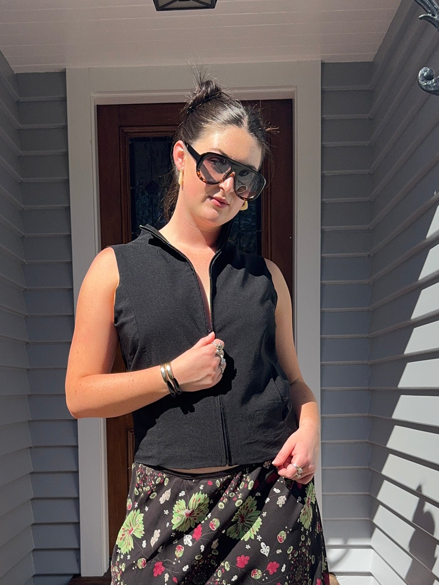 Zip-Up Vest Top | Size 12