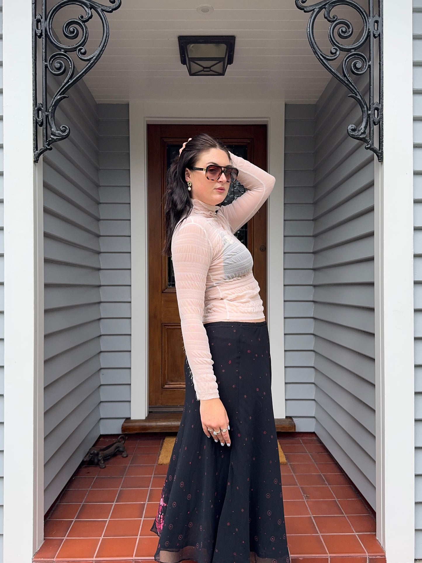 Sheer Turtleneck | Size 10