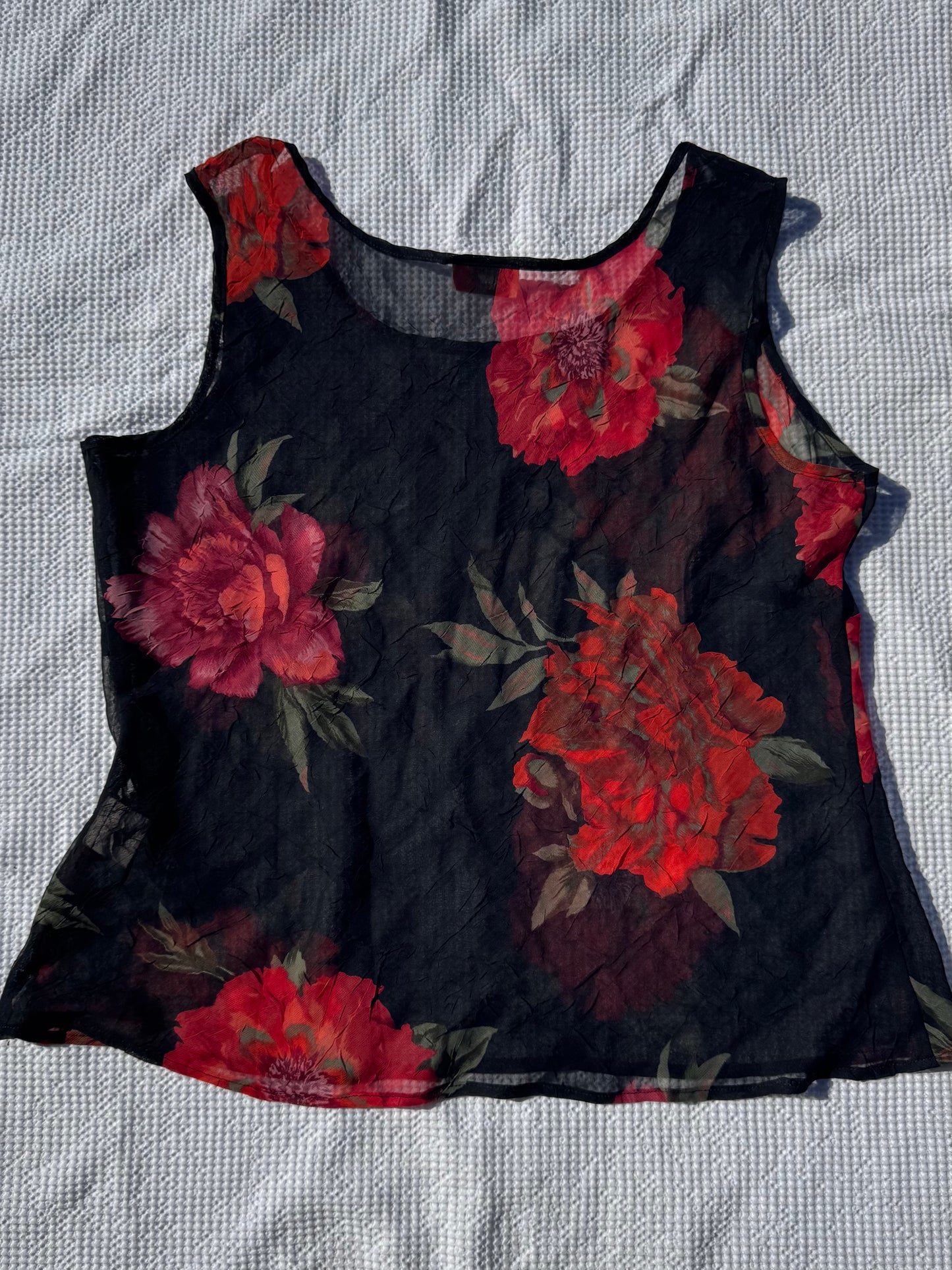 Floral Sheer Blouse | Size 18