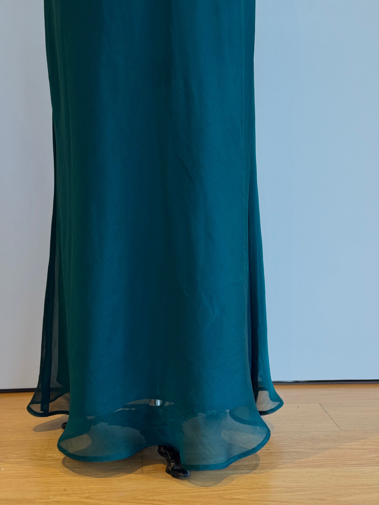 Emerald Green Maxi Skirt | Size 6-8