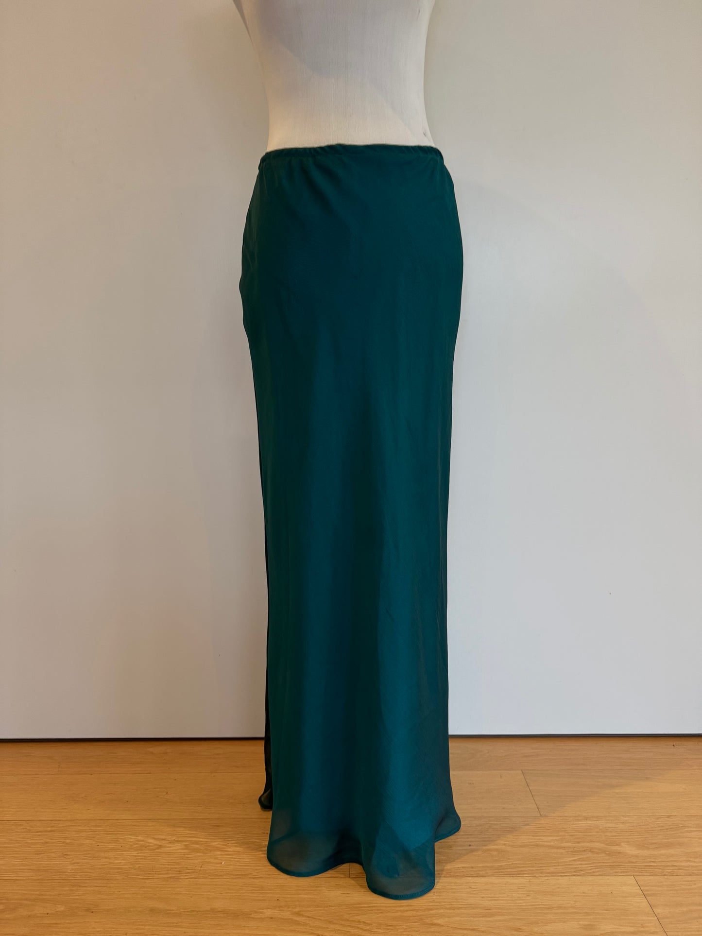 Emerald Green Maxi Skirt | Size 6-8