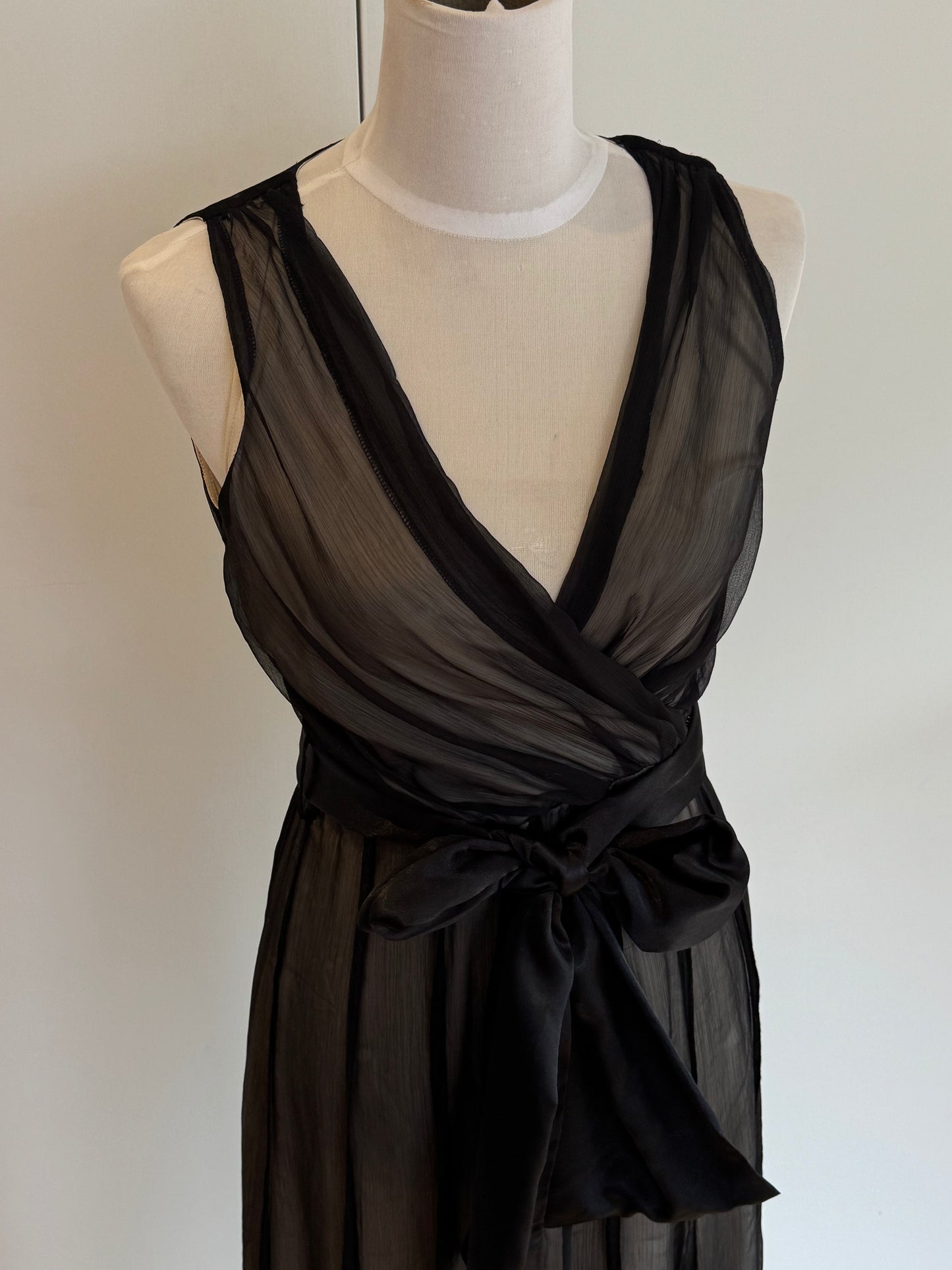 Silk Maxi Dress | Size 8