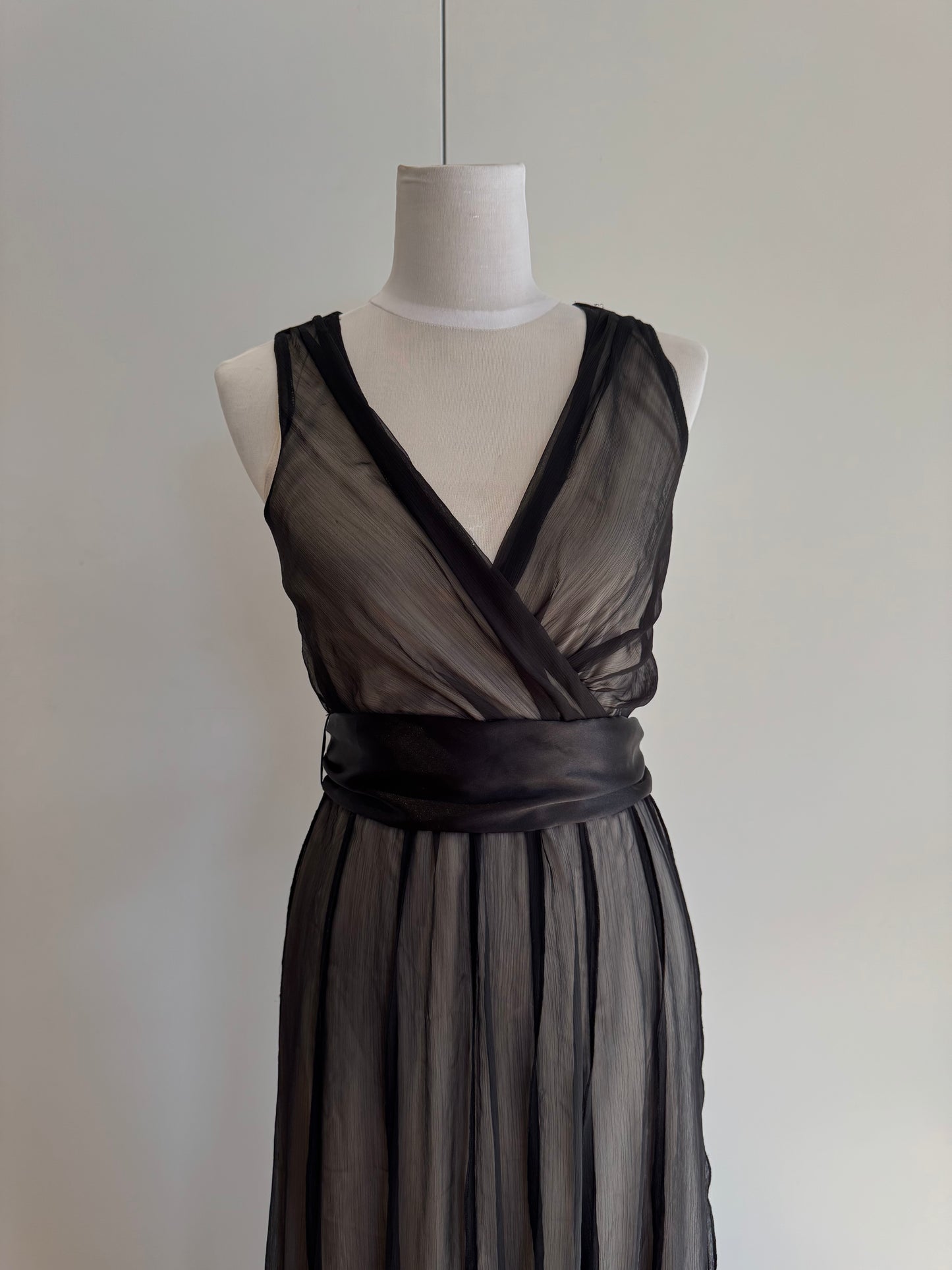 Silk Maxi Dress | Size 8