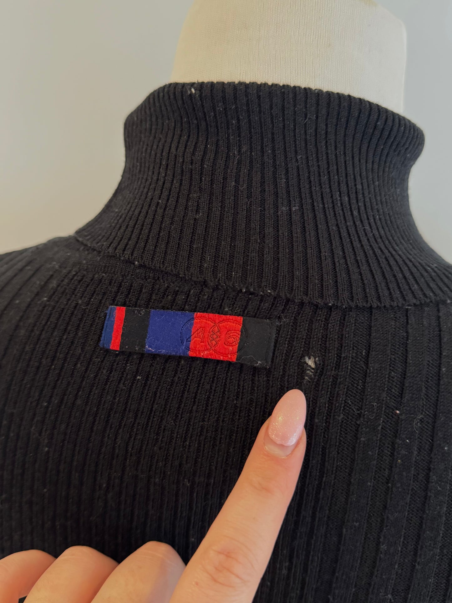 Black Turtleneck | Size 6-8