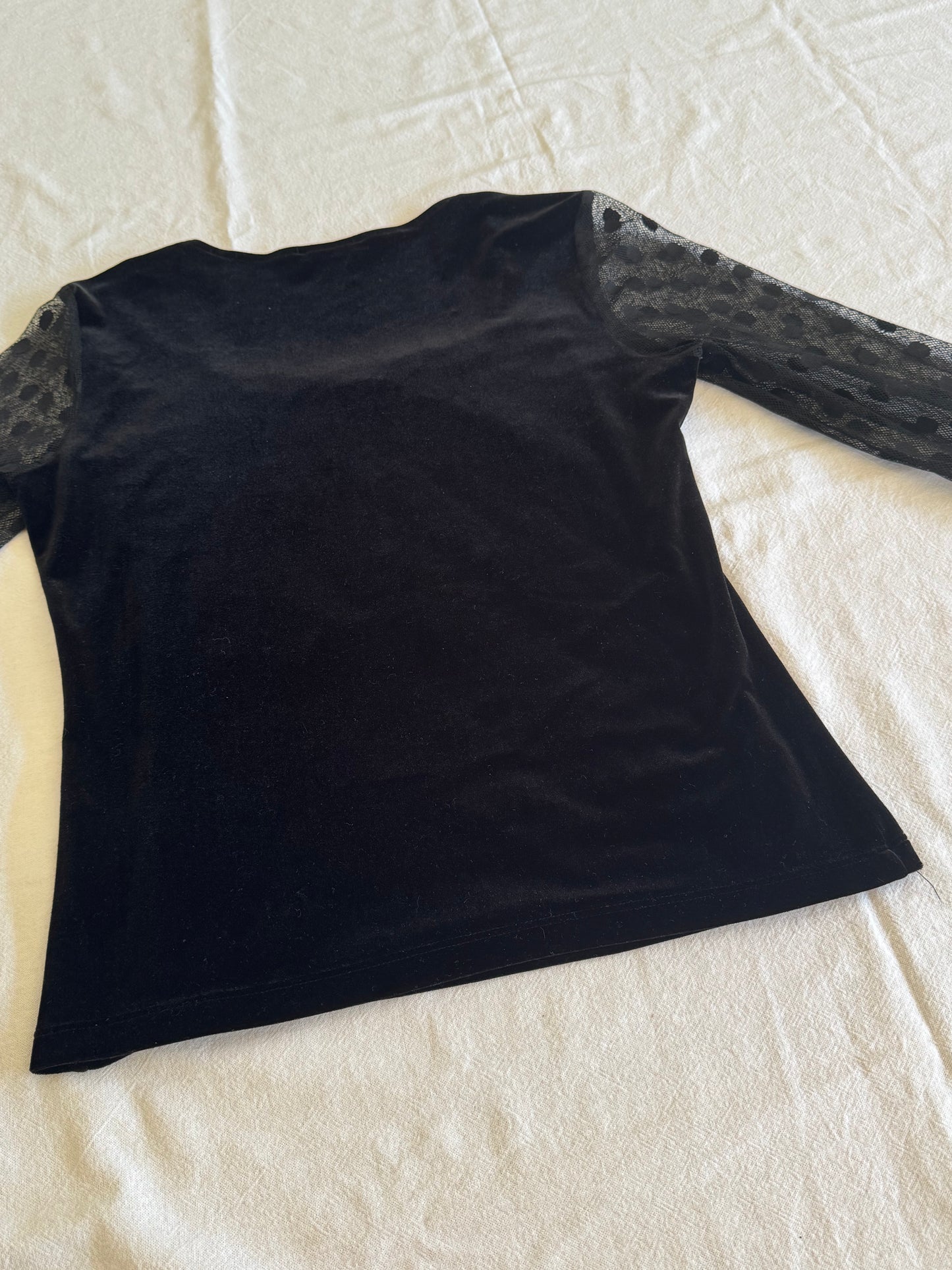 Multi-Material Blouse | Size 10-12