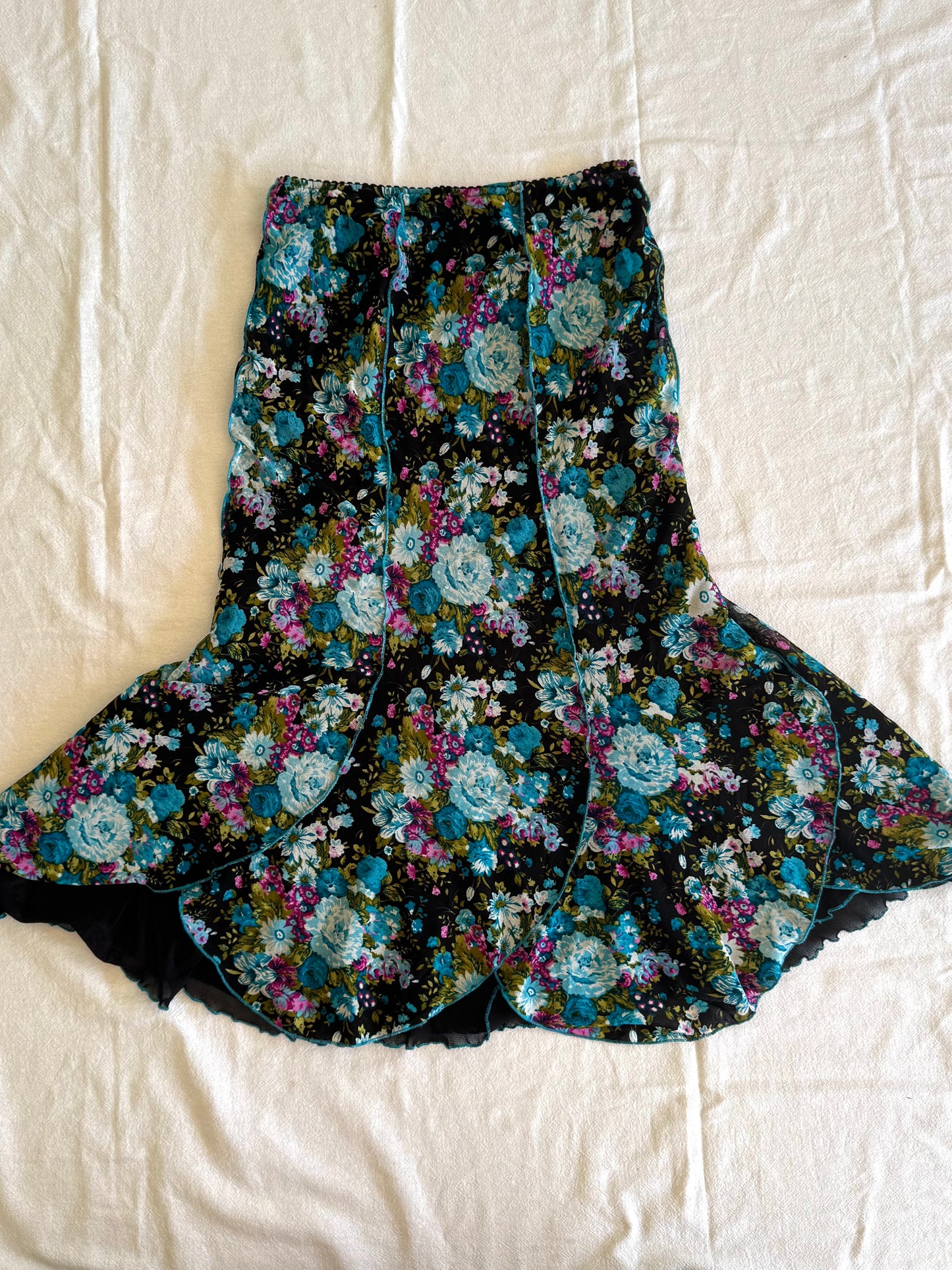 Floral Midi Skirt | Size 10