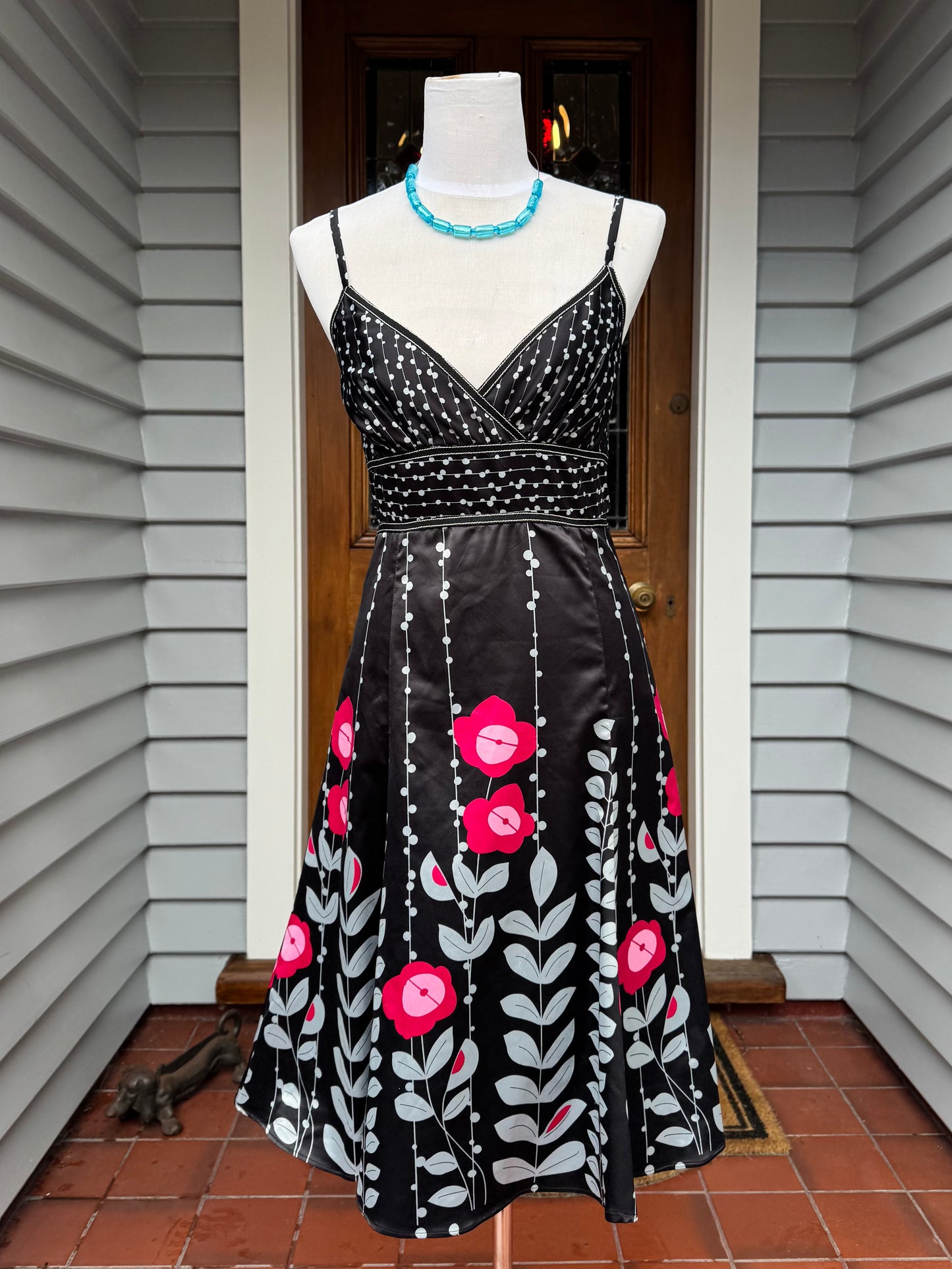 STAXS Floral Midi Dress | Size 8