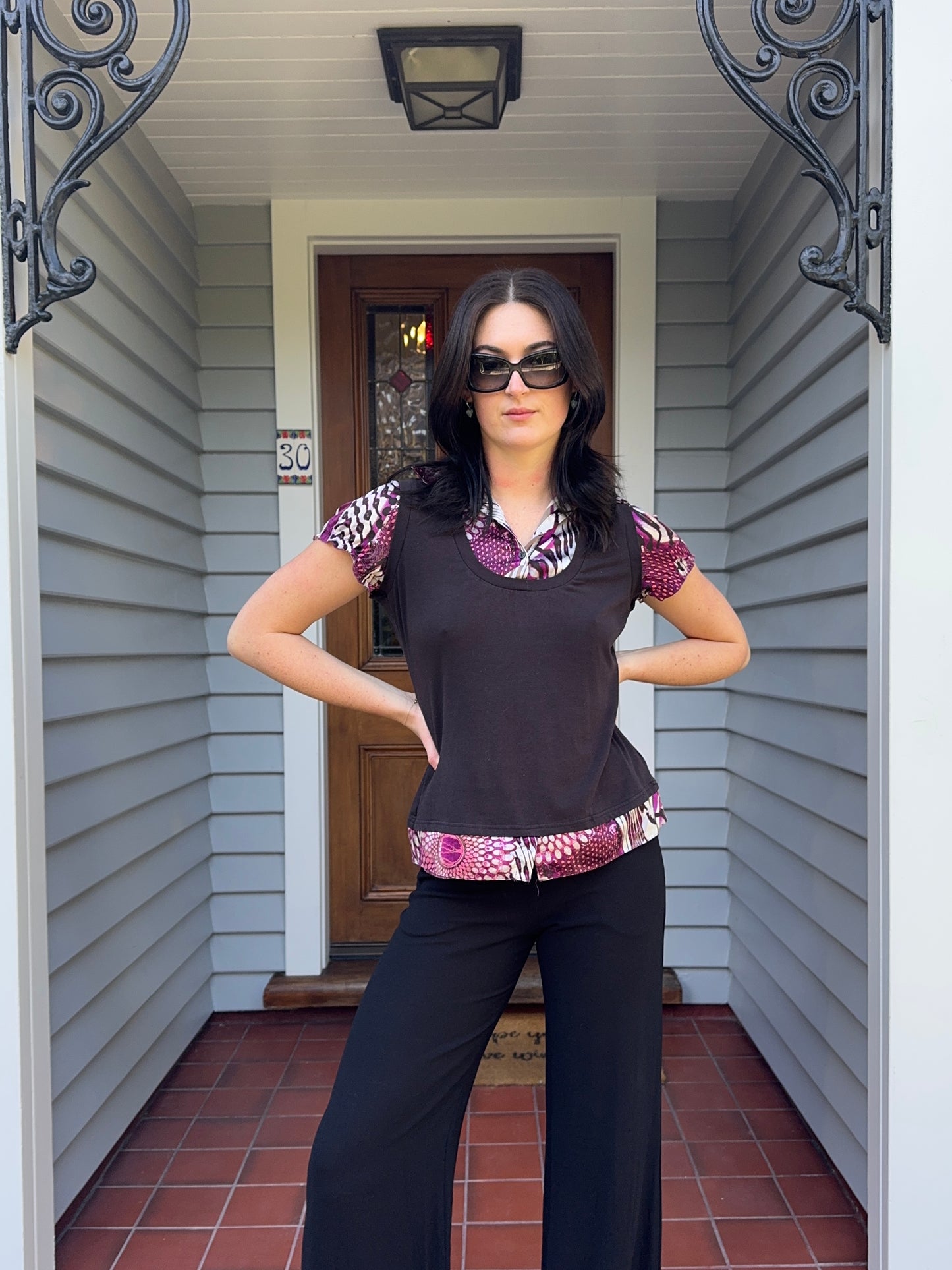 90s Layered Top | Size 14