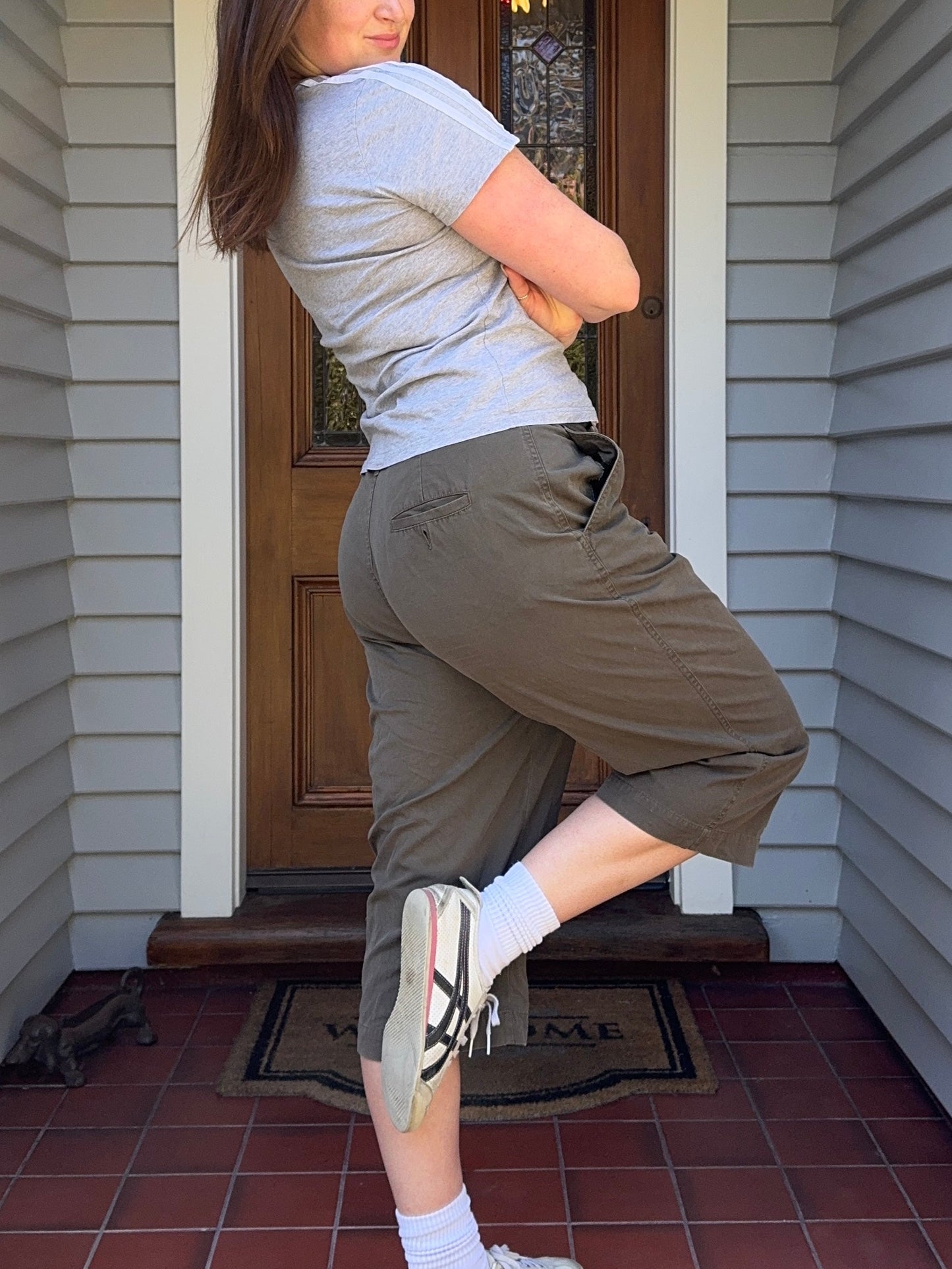 Khaki Cargo Pants | Size 12-14