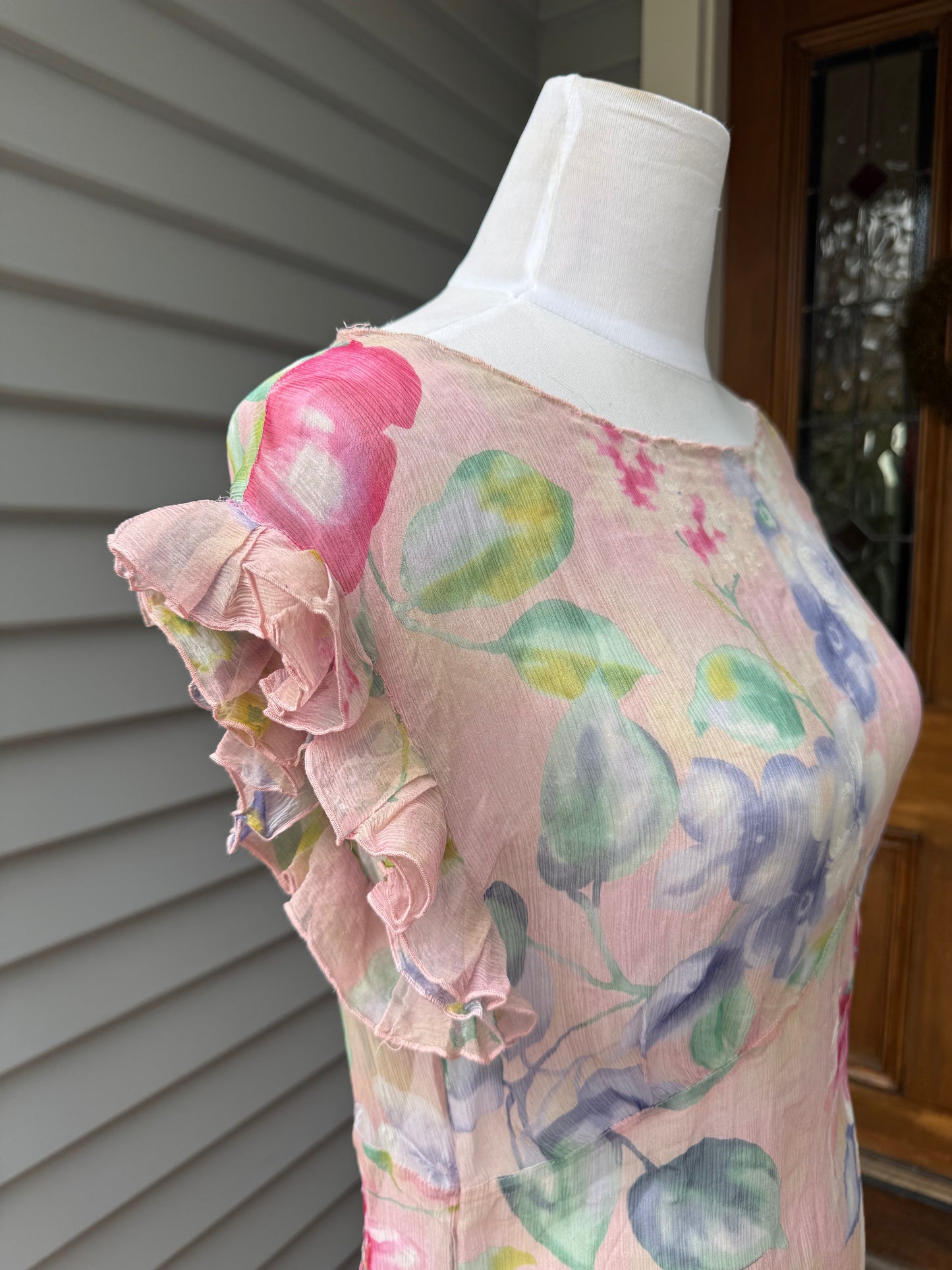 Trelise Cooper Floral Sheer Dress | Size 8