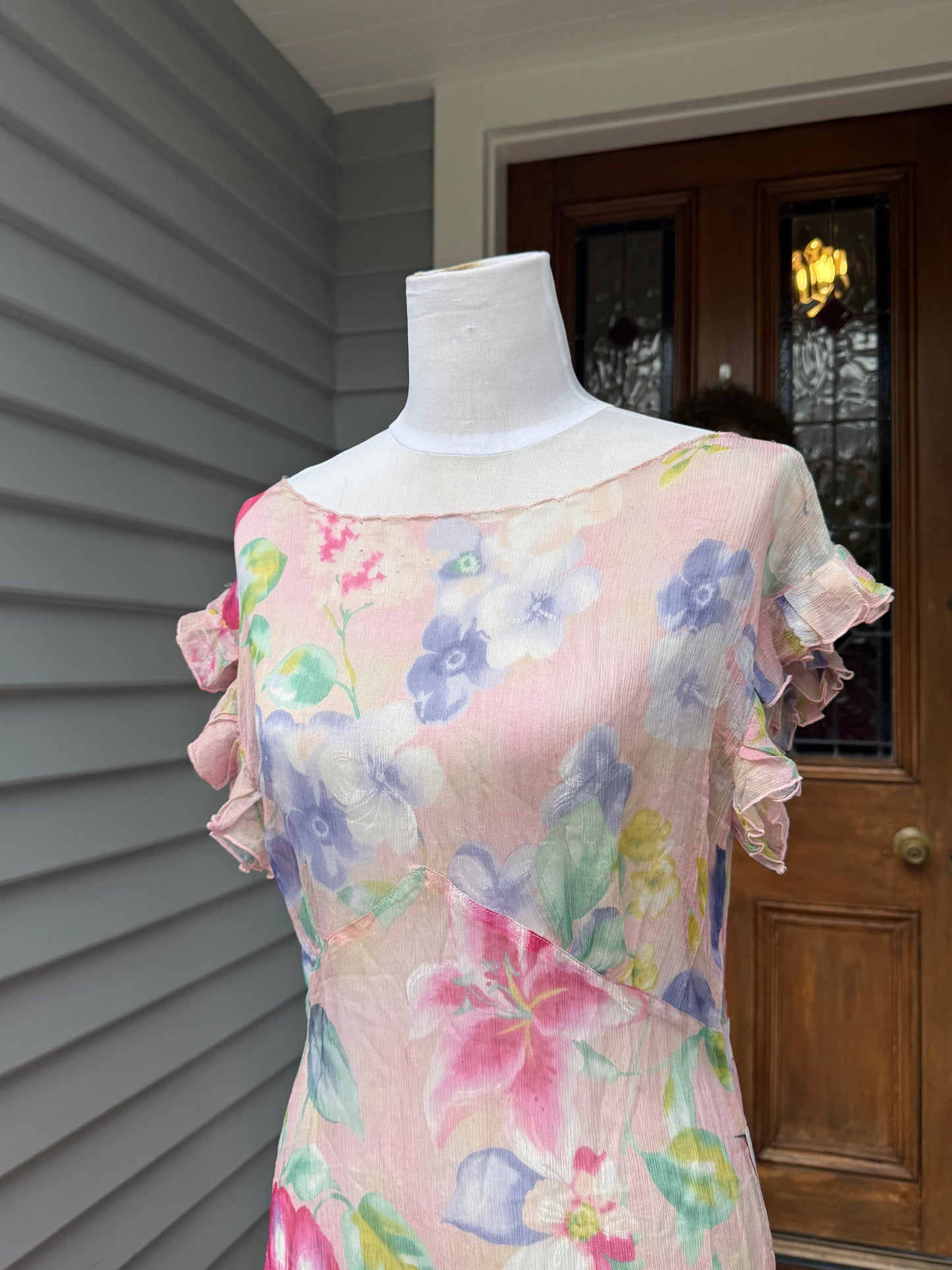 Trelise Cooper Floral Sheer Dress | Size 8