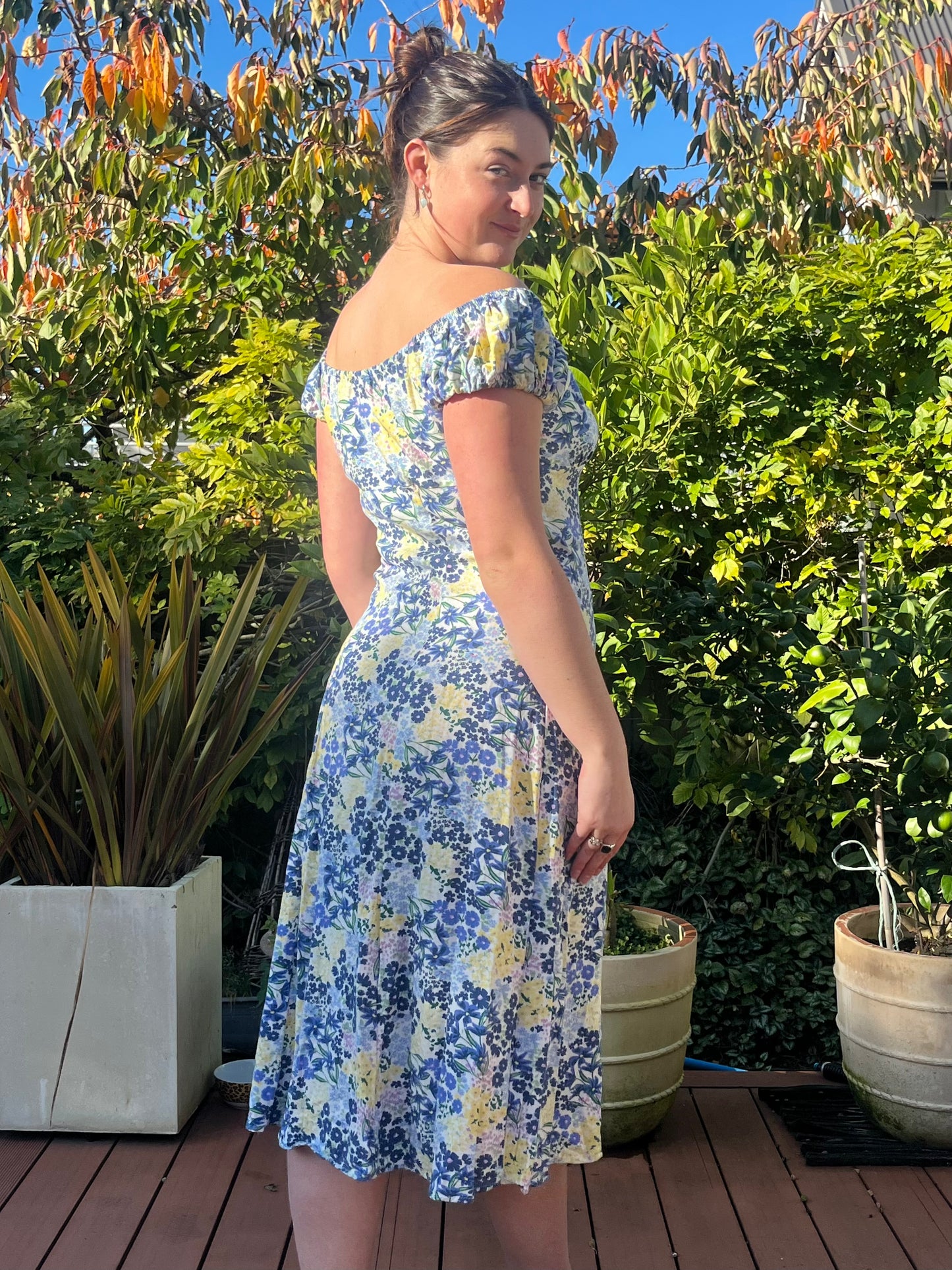 Floral Midi Dress | Size 10-12