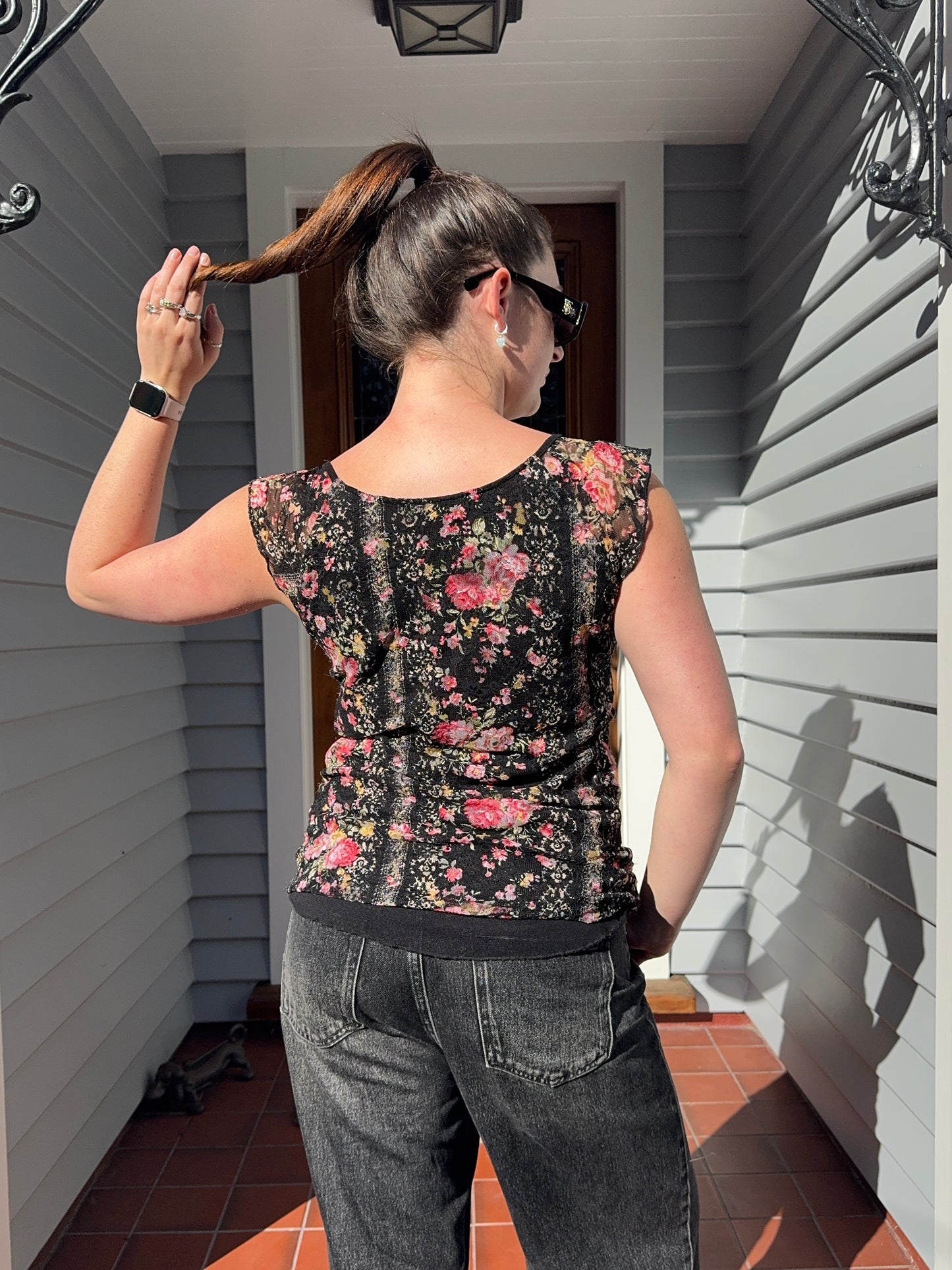 Floral Lace Top | Size 14
