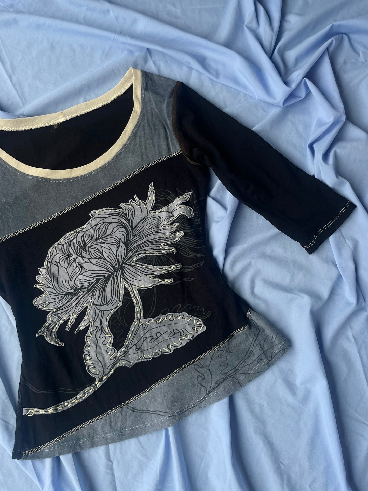 Y2K 3/4 Sleeve Top | Size 10-12