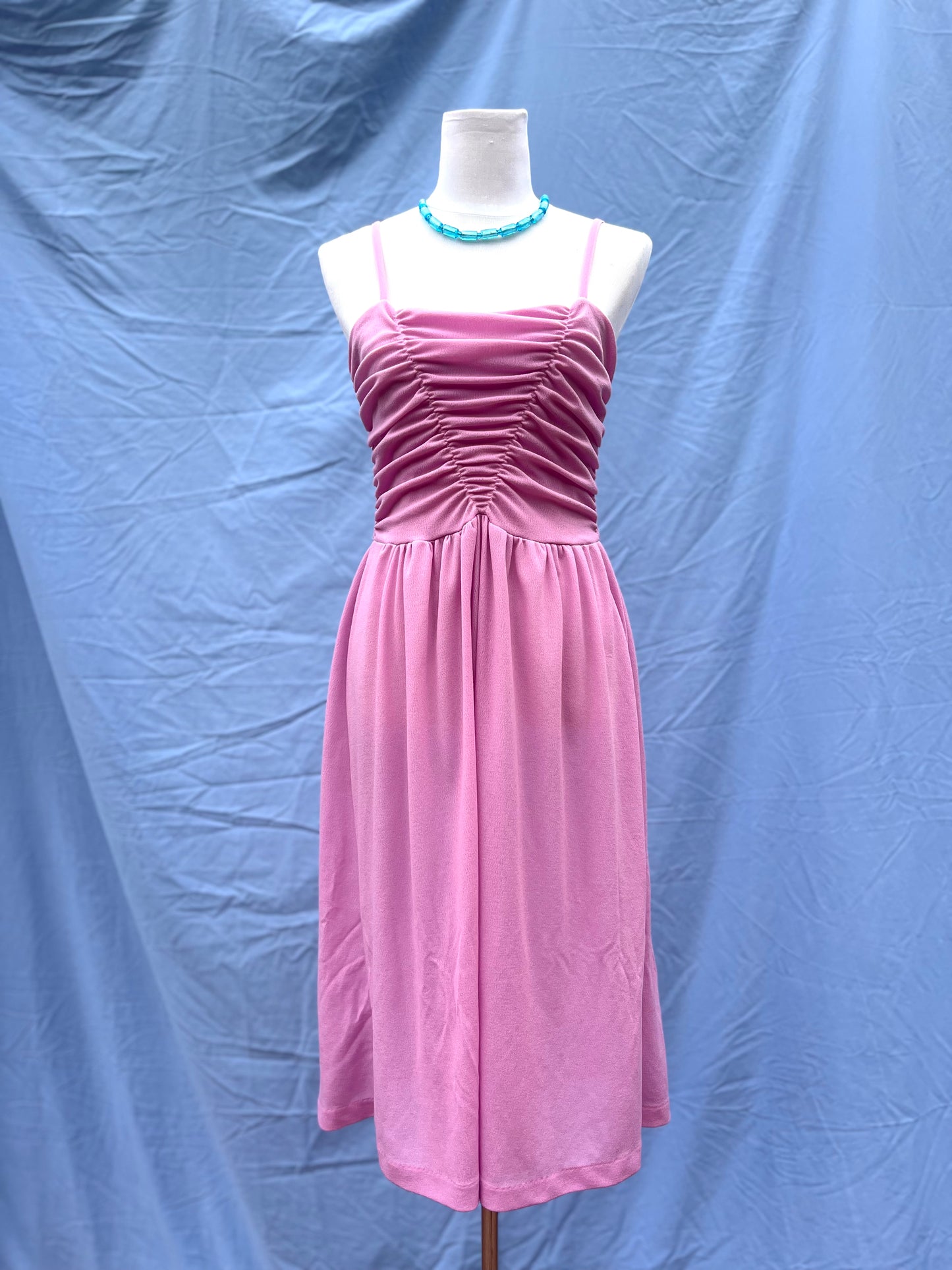 Bubblegum Pink Midi Dress | Size 10