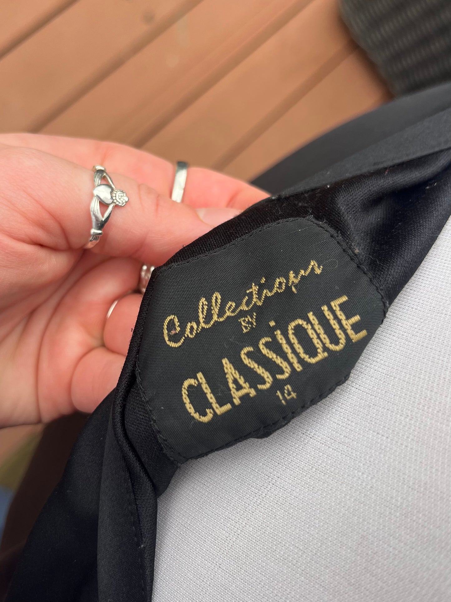 Classique Black Maxi Skirt | Size 10-12