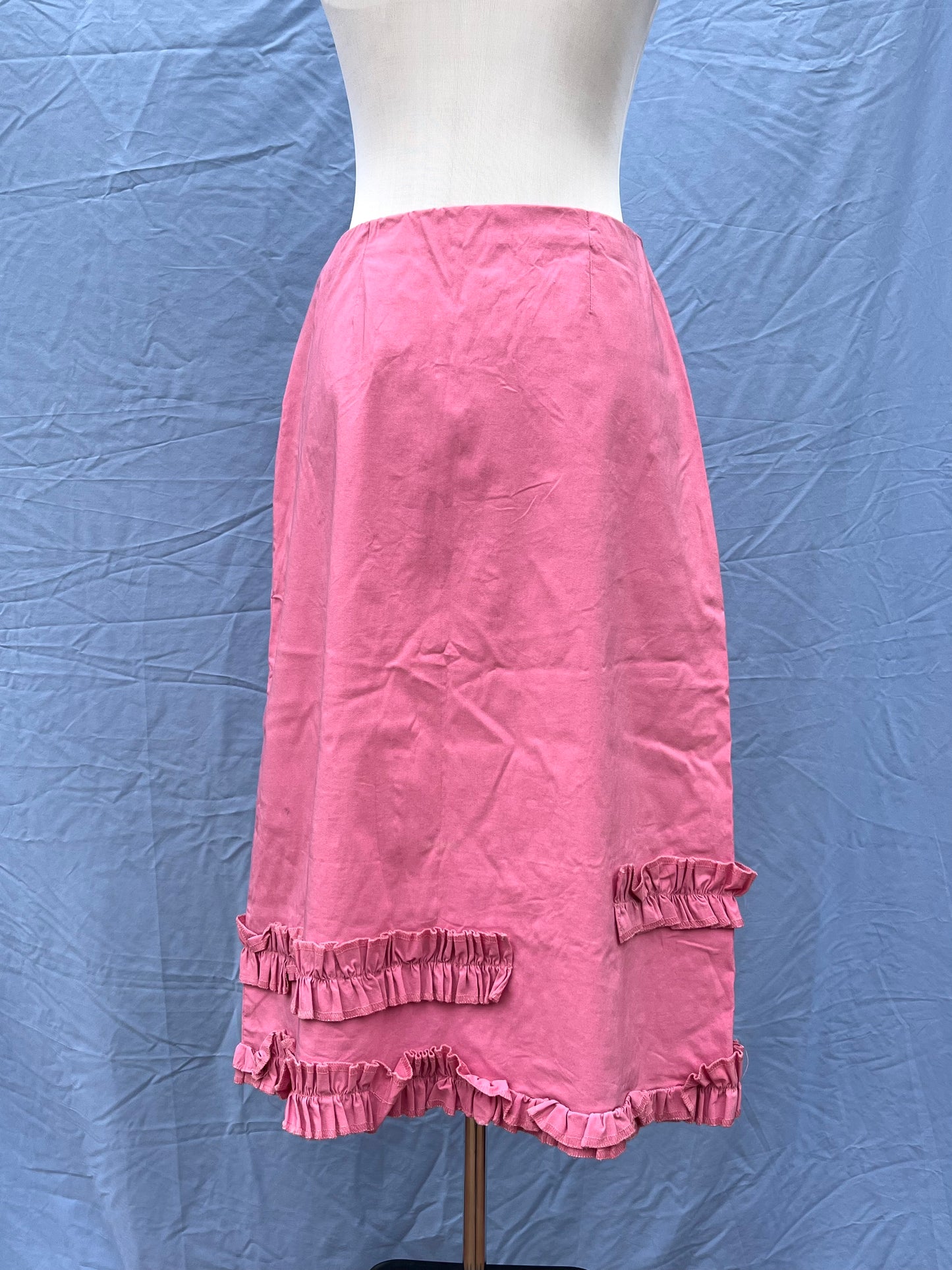 Pink Midi Skirt | Size 8-10
