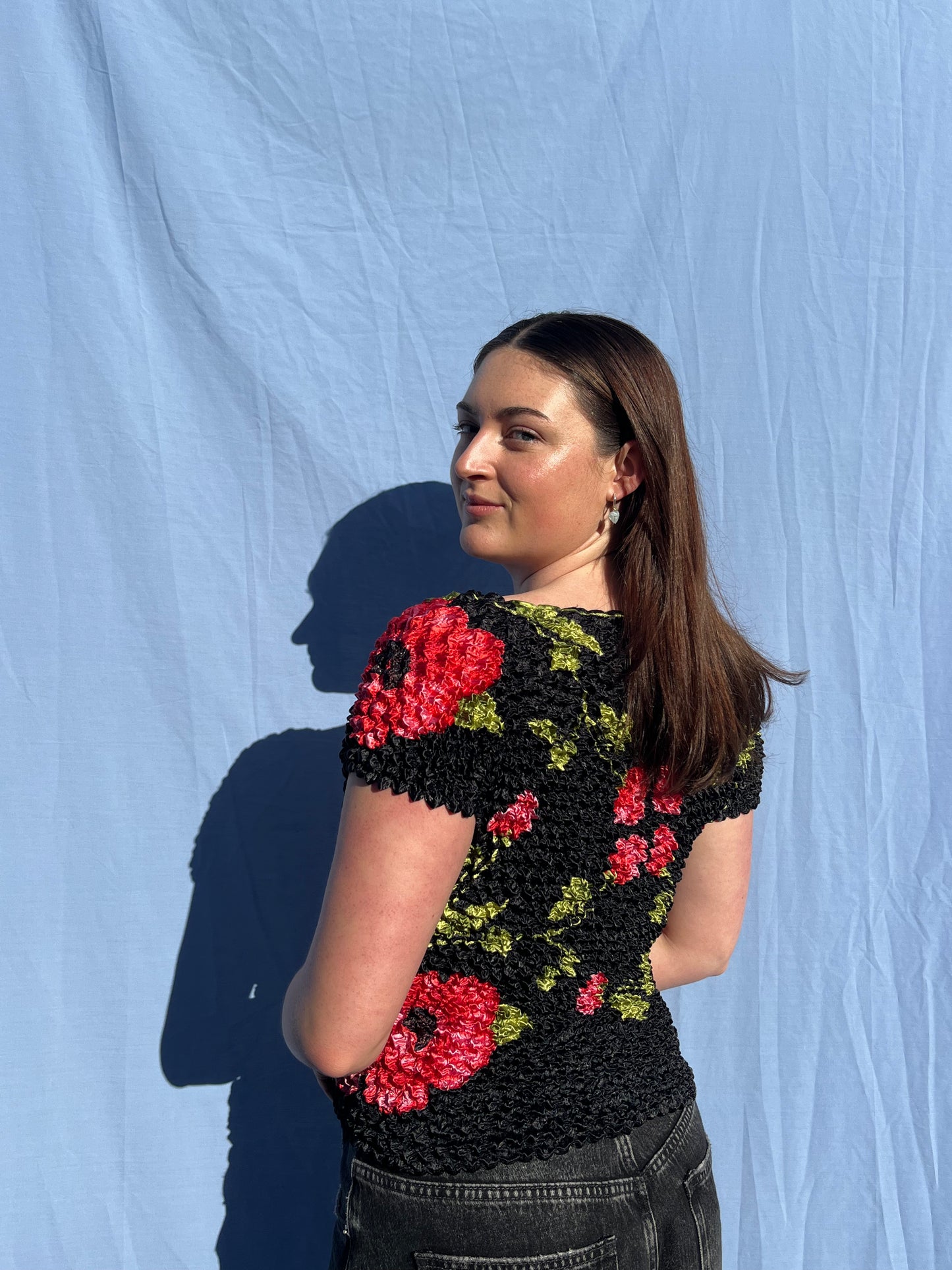 Floral Bubble Top | Size 12-14