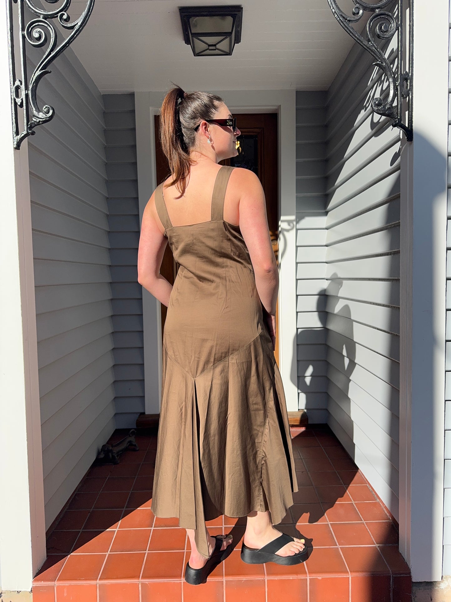 Beaded Asymmetric Dress | Size 16