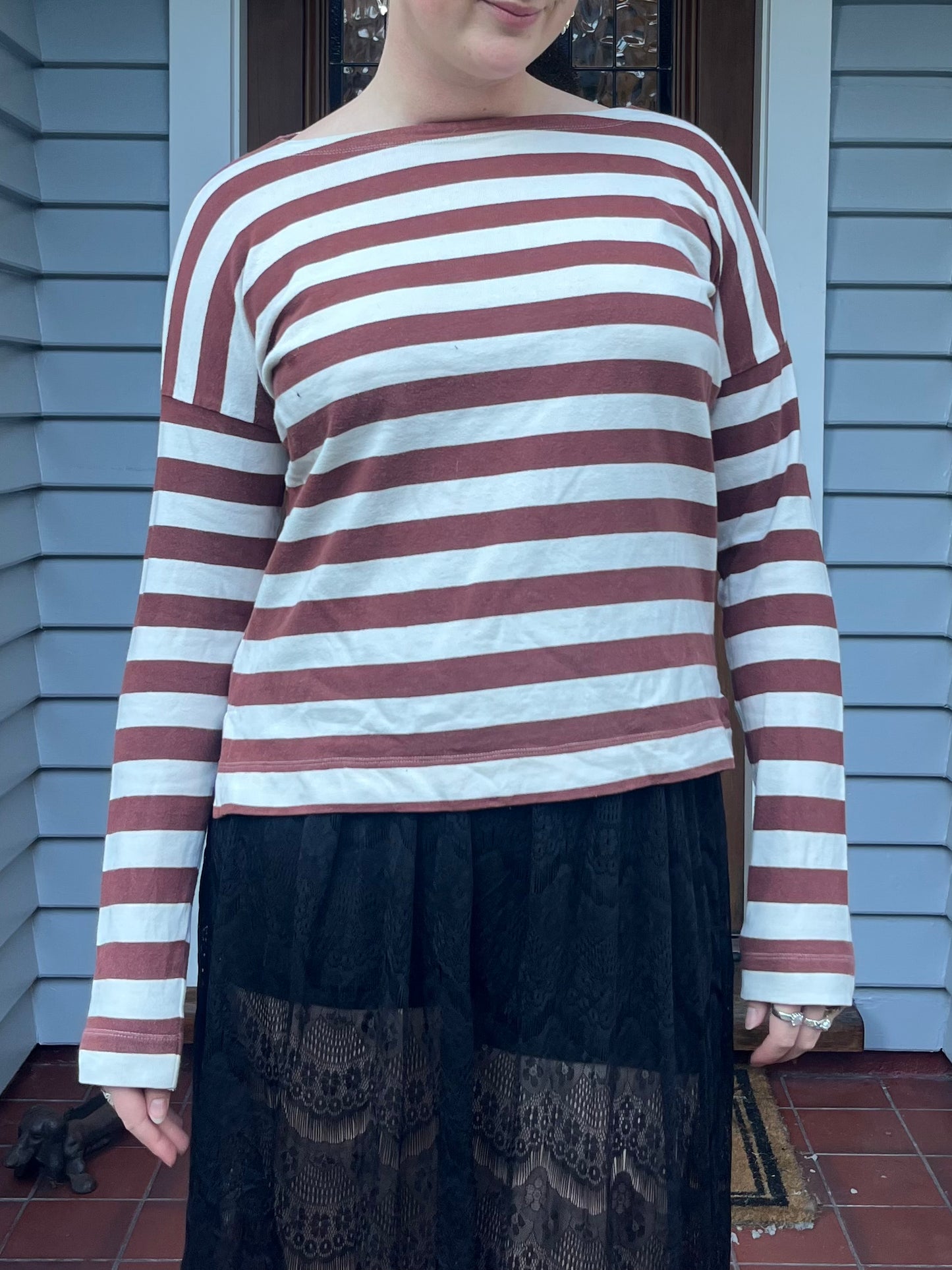 Kowtow Striped Long-Sleeve | Size M
