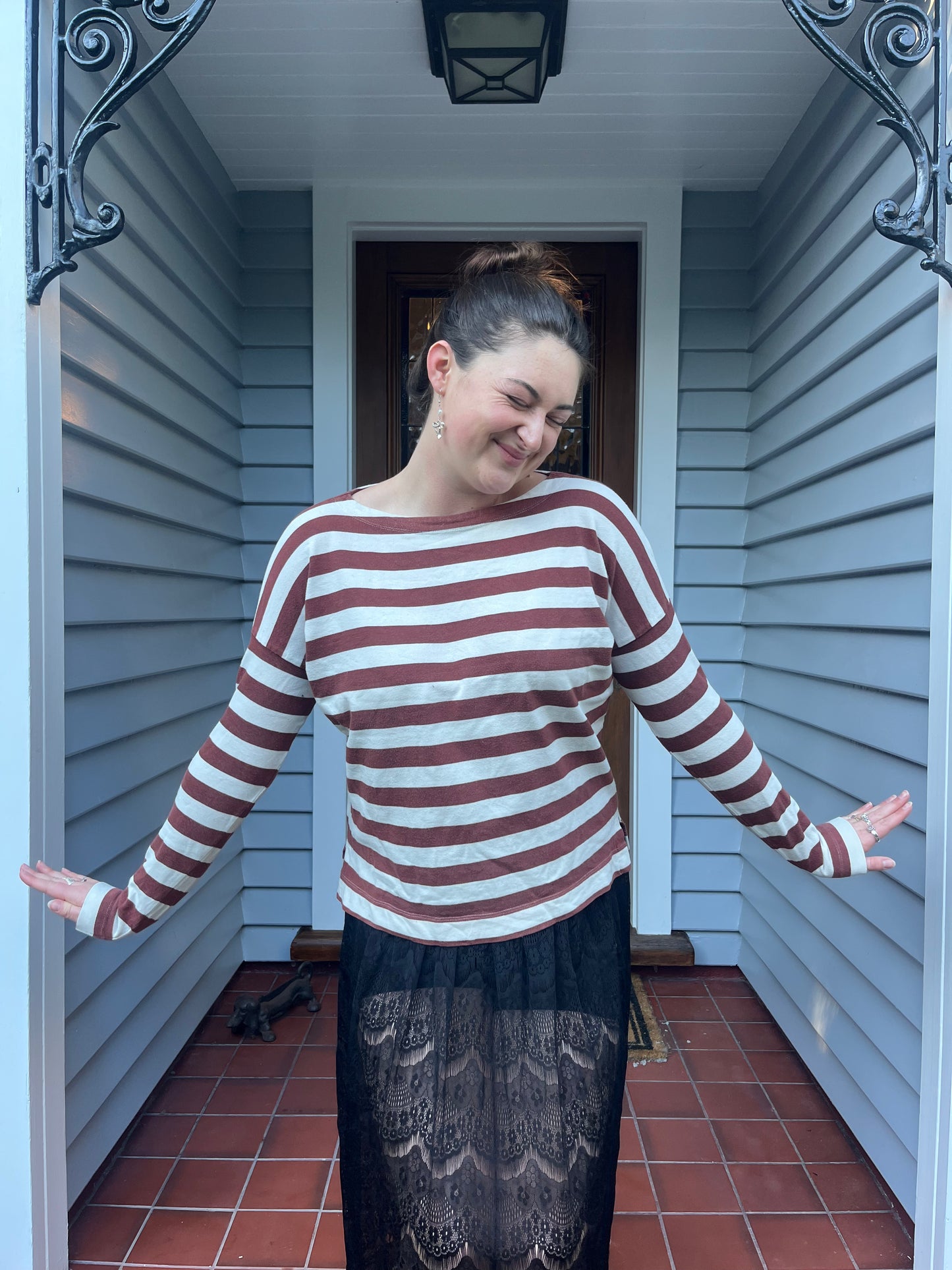 Kowtow Striped Long-Sleeve | Size M