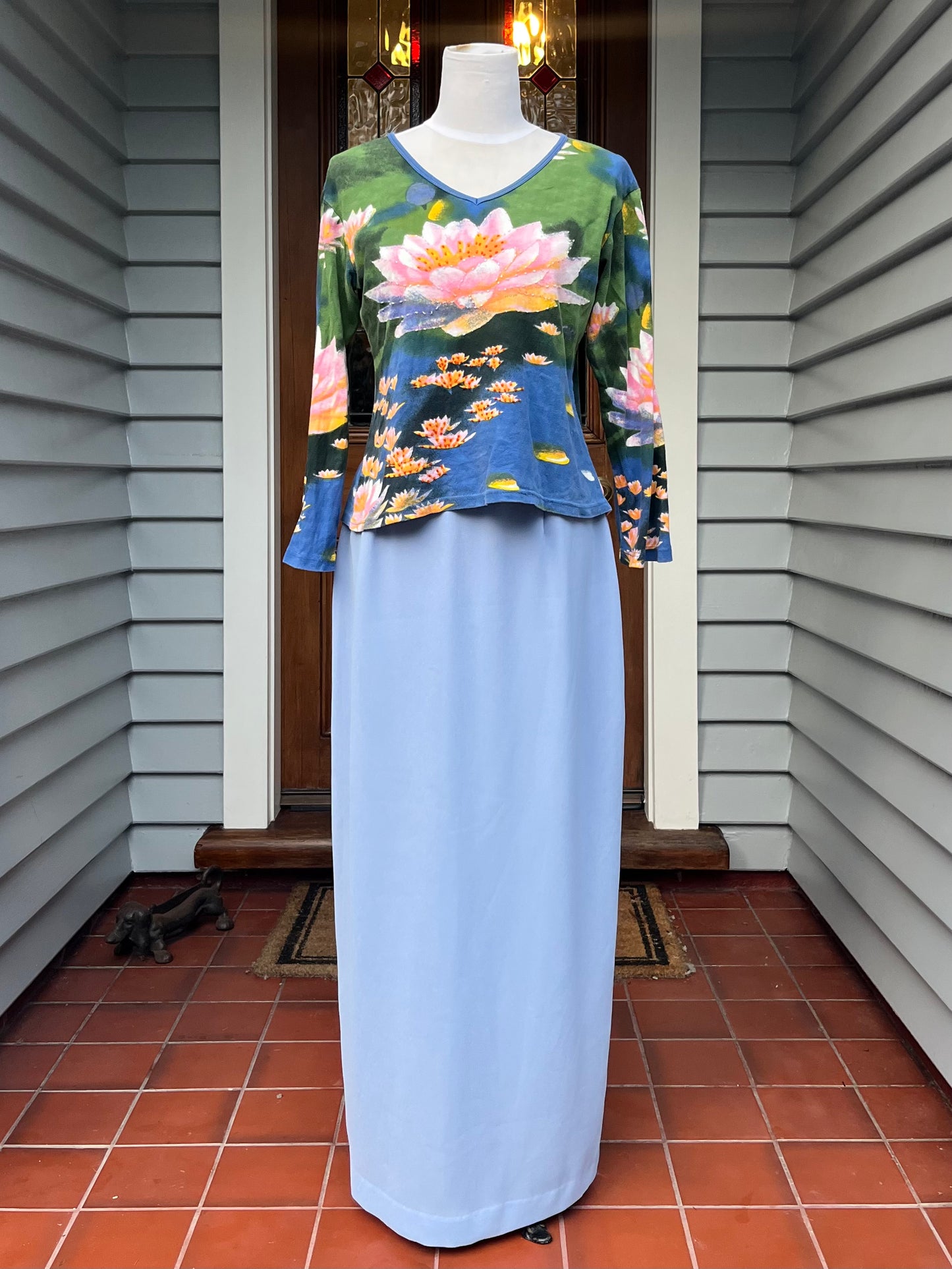 Blue Maxi Skirt | Size 8-10
