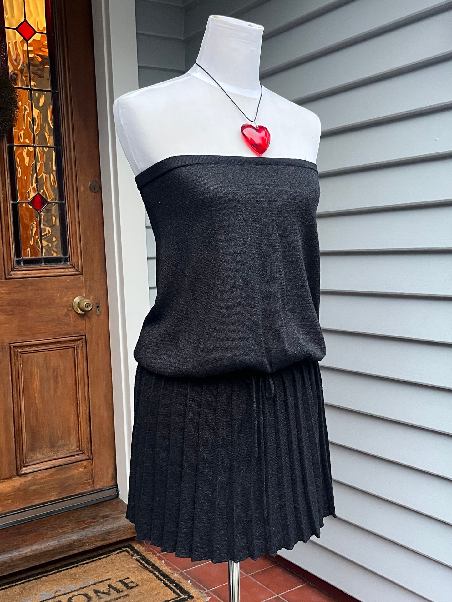 Y2K Strapless Dress / Top | Size M