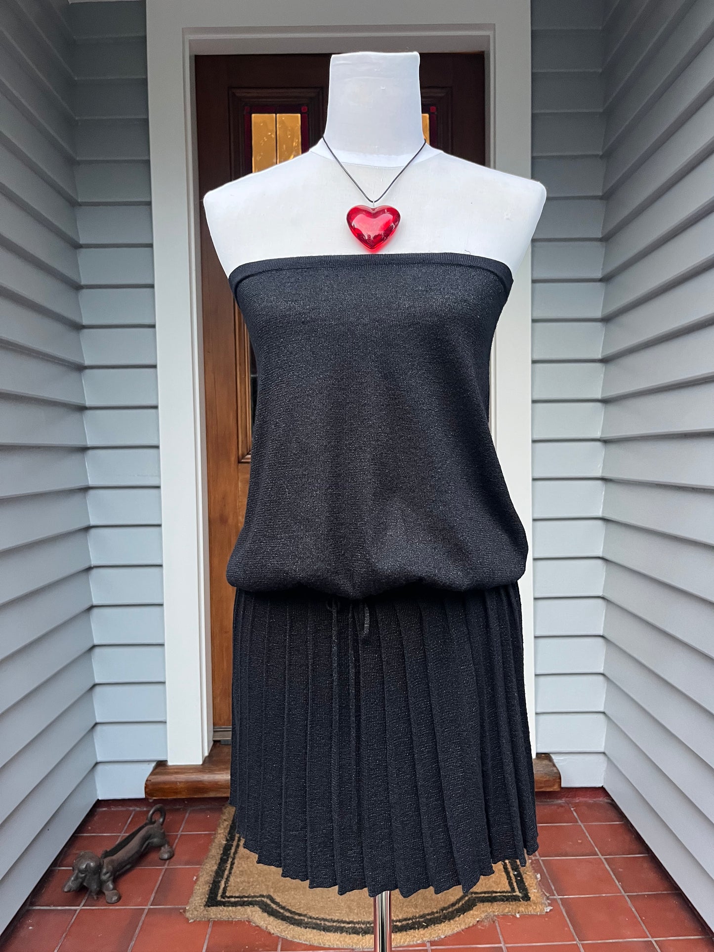 Y2K Strapless Dress / Top | Size M