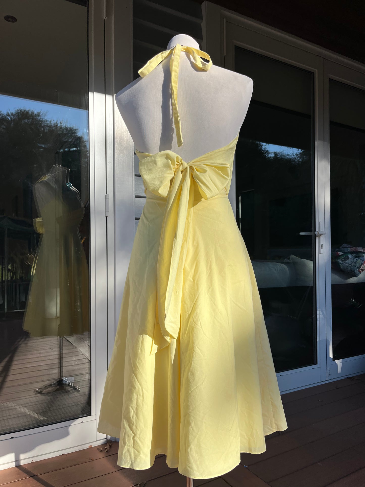 Beautiful Yellow Midi Dress | Size 6
