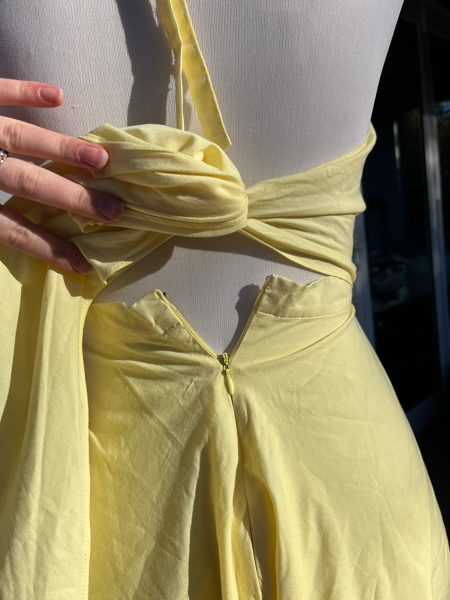 Beautiful Yellow Midi Dress | Size 6