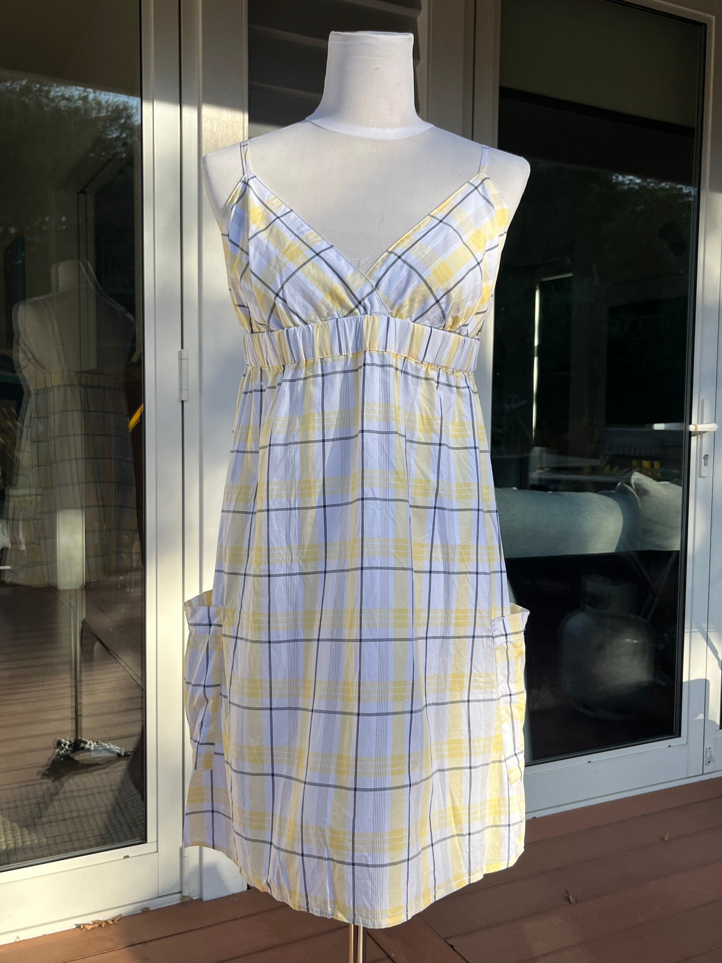 Checkered Mini Dress | Size 10-12