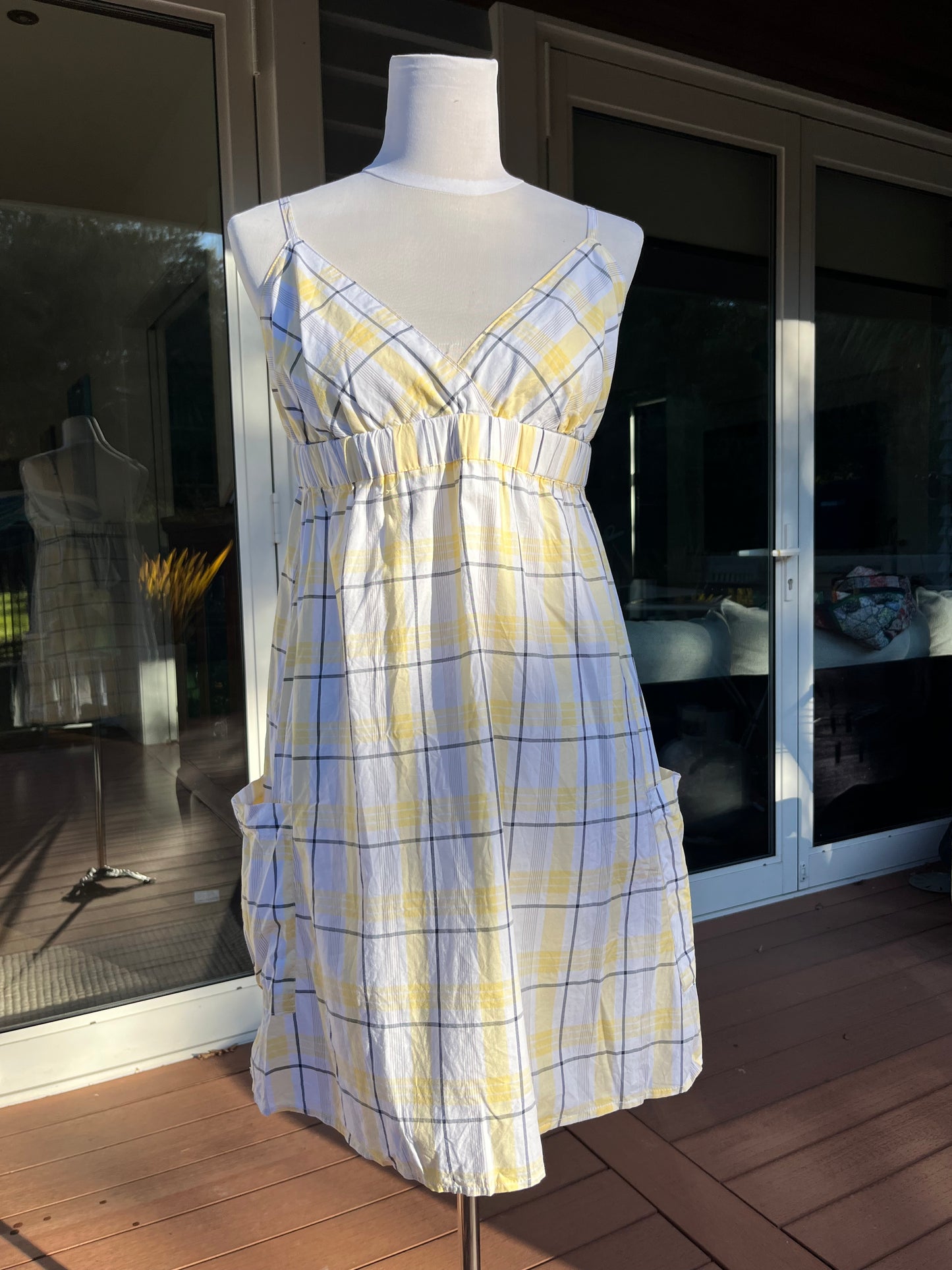 Checkered Mini Dress | Size 10-12