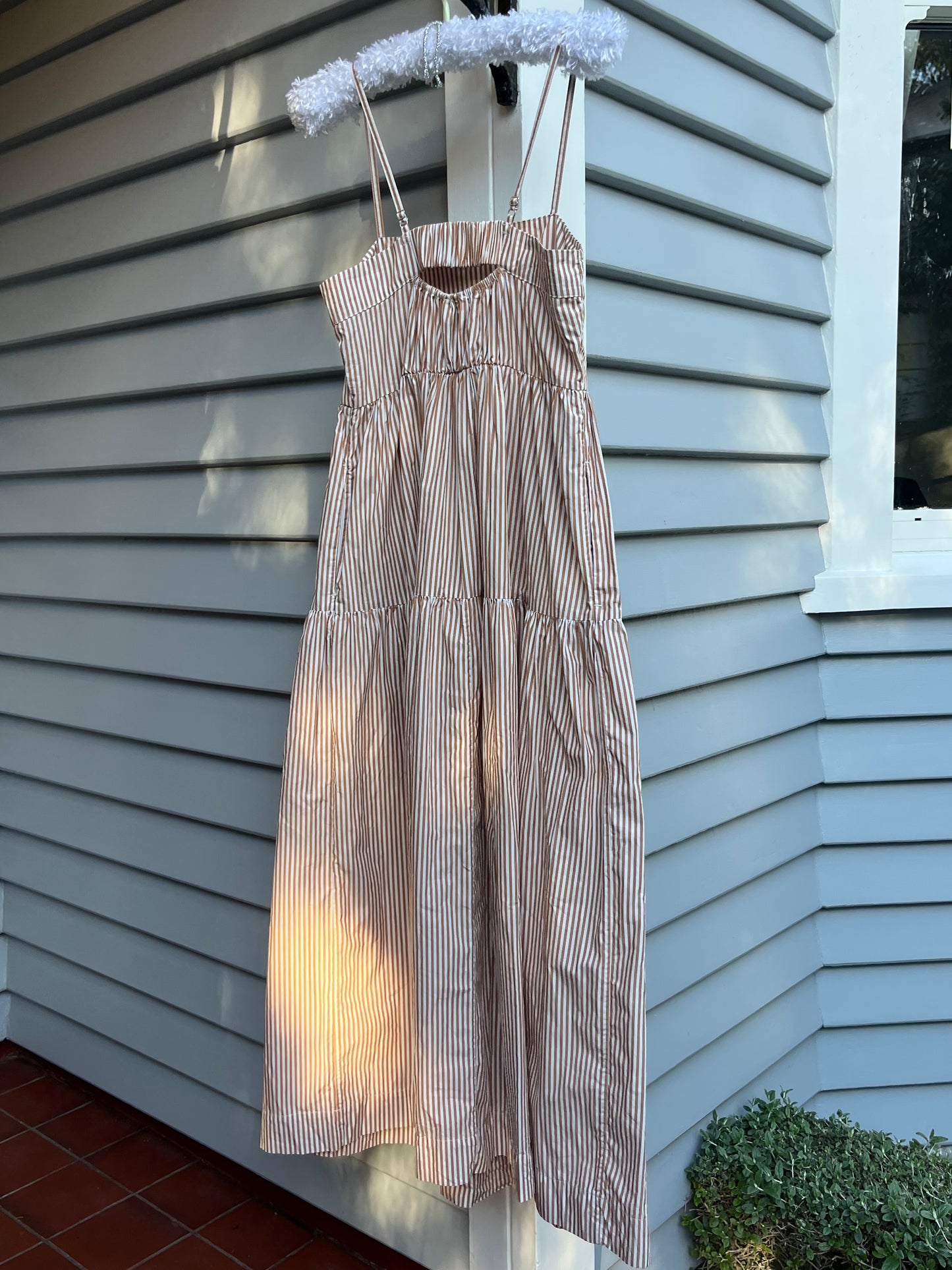 Striped Maxi Dress | Size 6