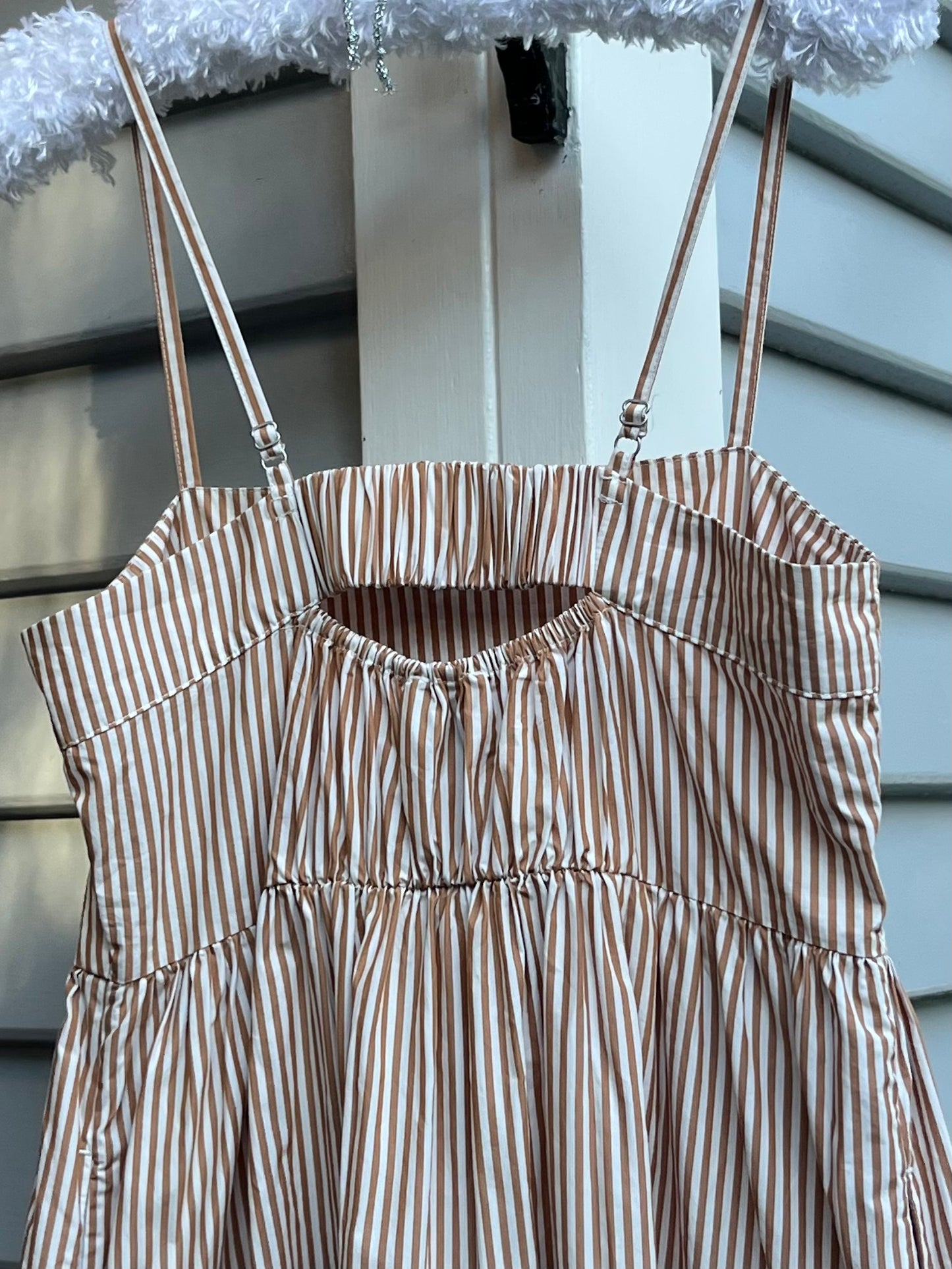 Striped Maxi Dress | Size 6