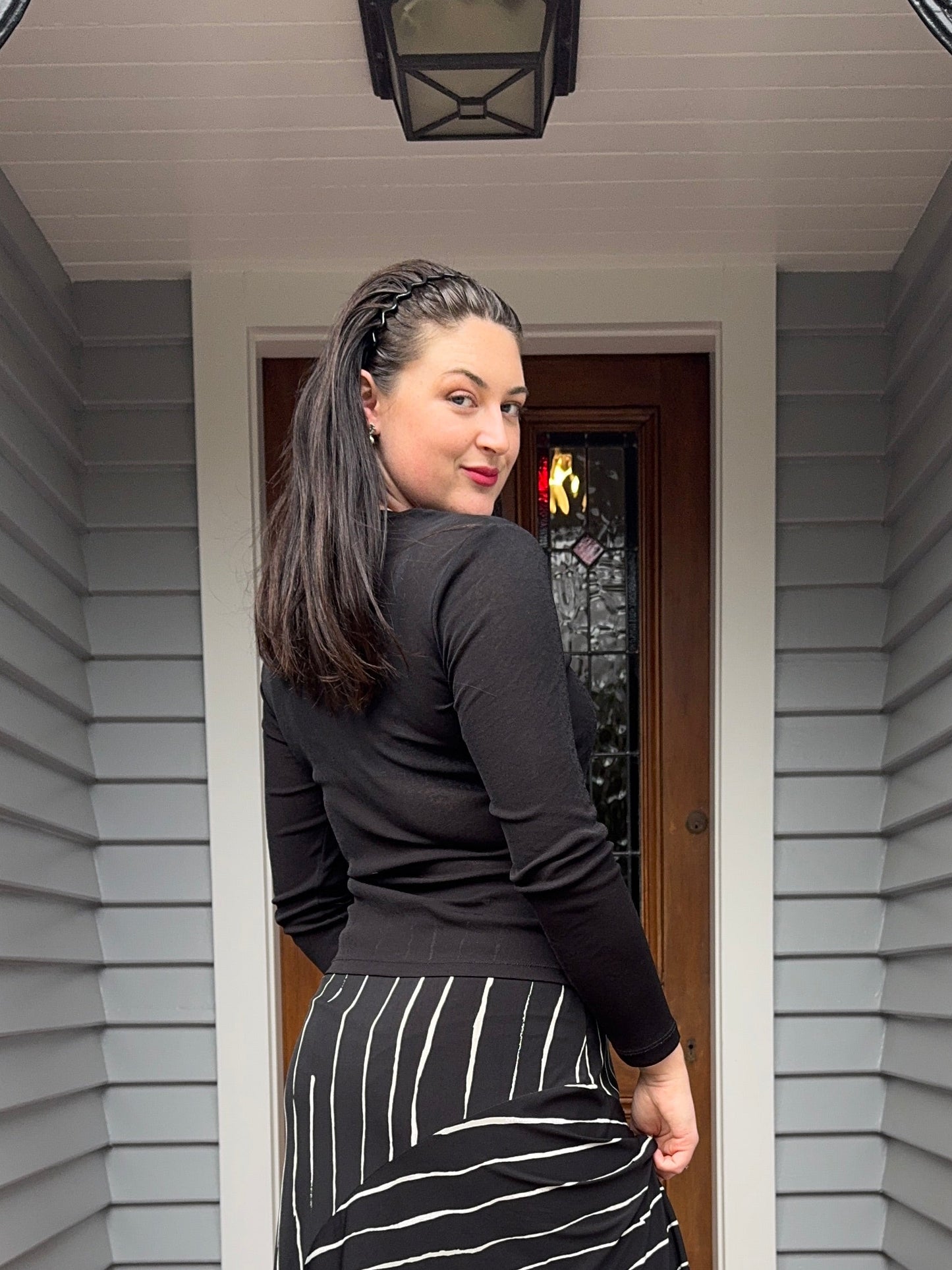 STAXS Black Long-sleeve | Size 12