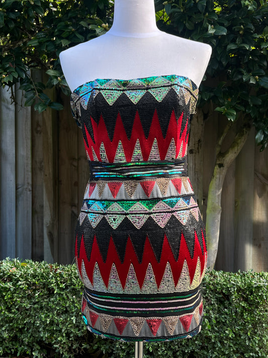 Eliya The Label Sequin Mini Dress | Size XS