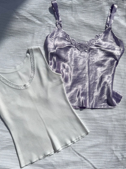Silky Purple Cami | Size 12