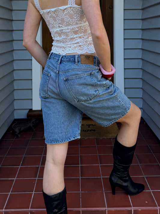 Vintage Denim Jorts | Size 34