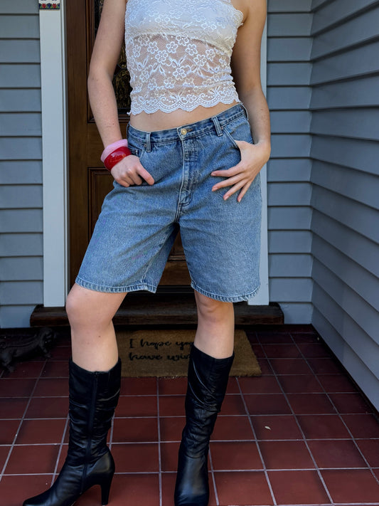 Vintage Denim Jorts | Size 34