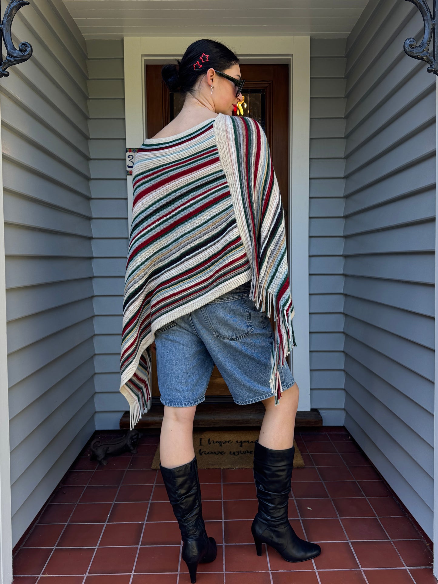 Colourful Poncho!