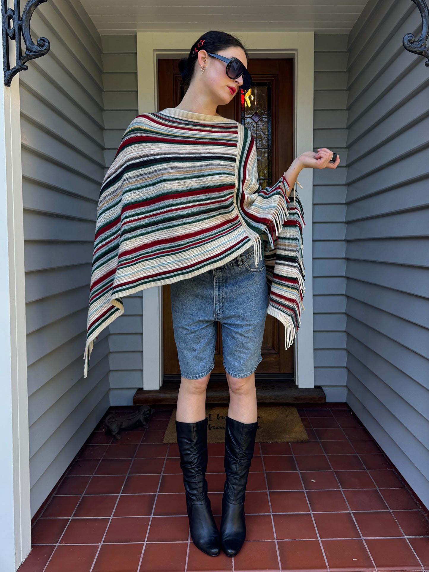 Colourful Poncho!
