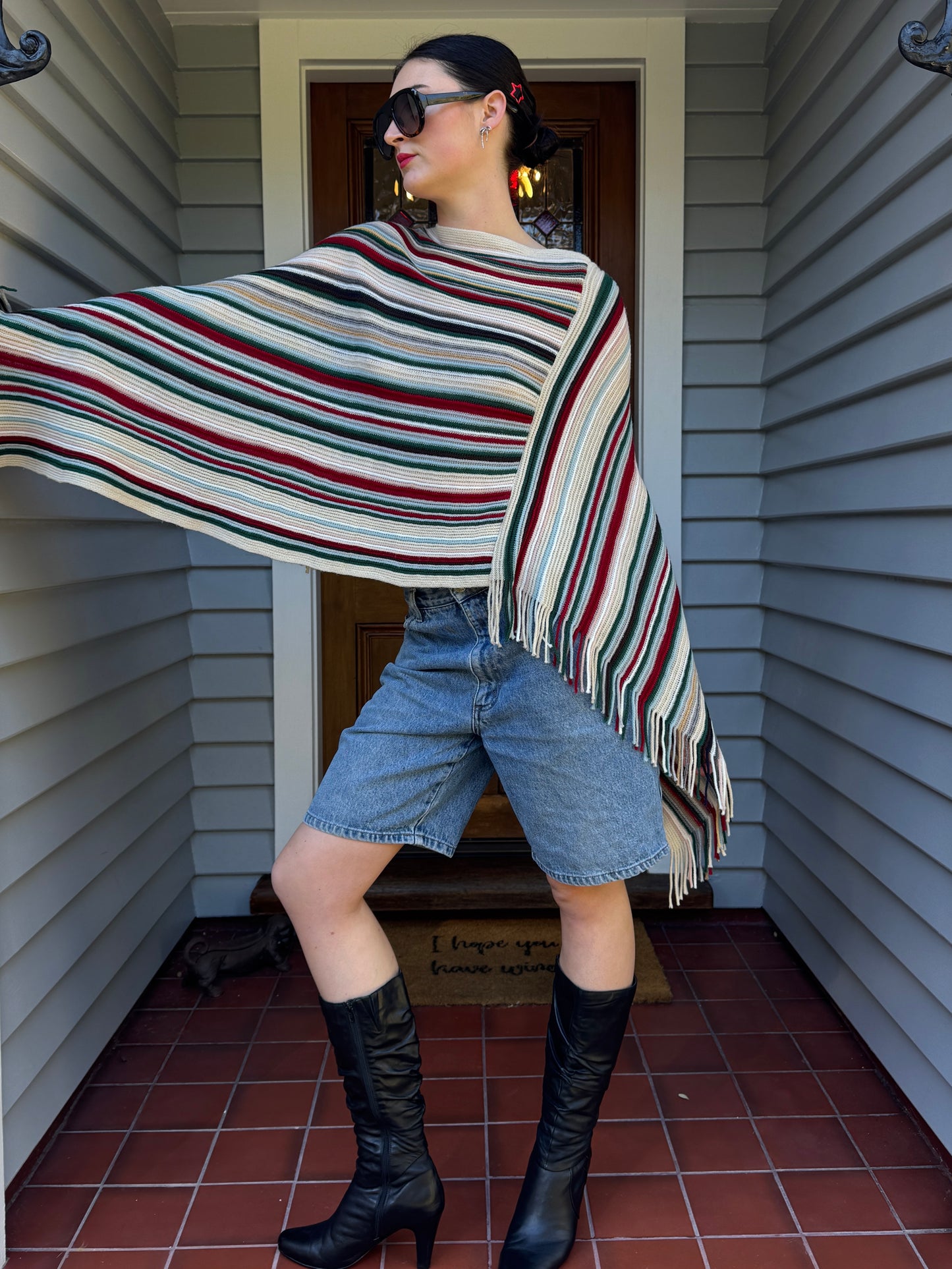Colourful Poncho!