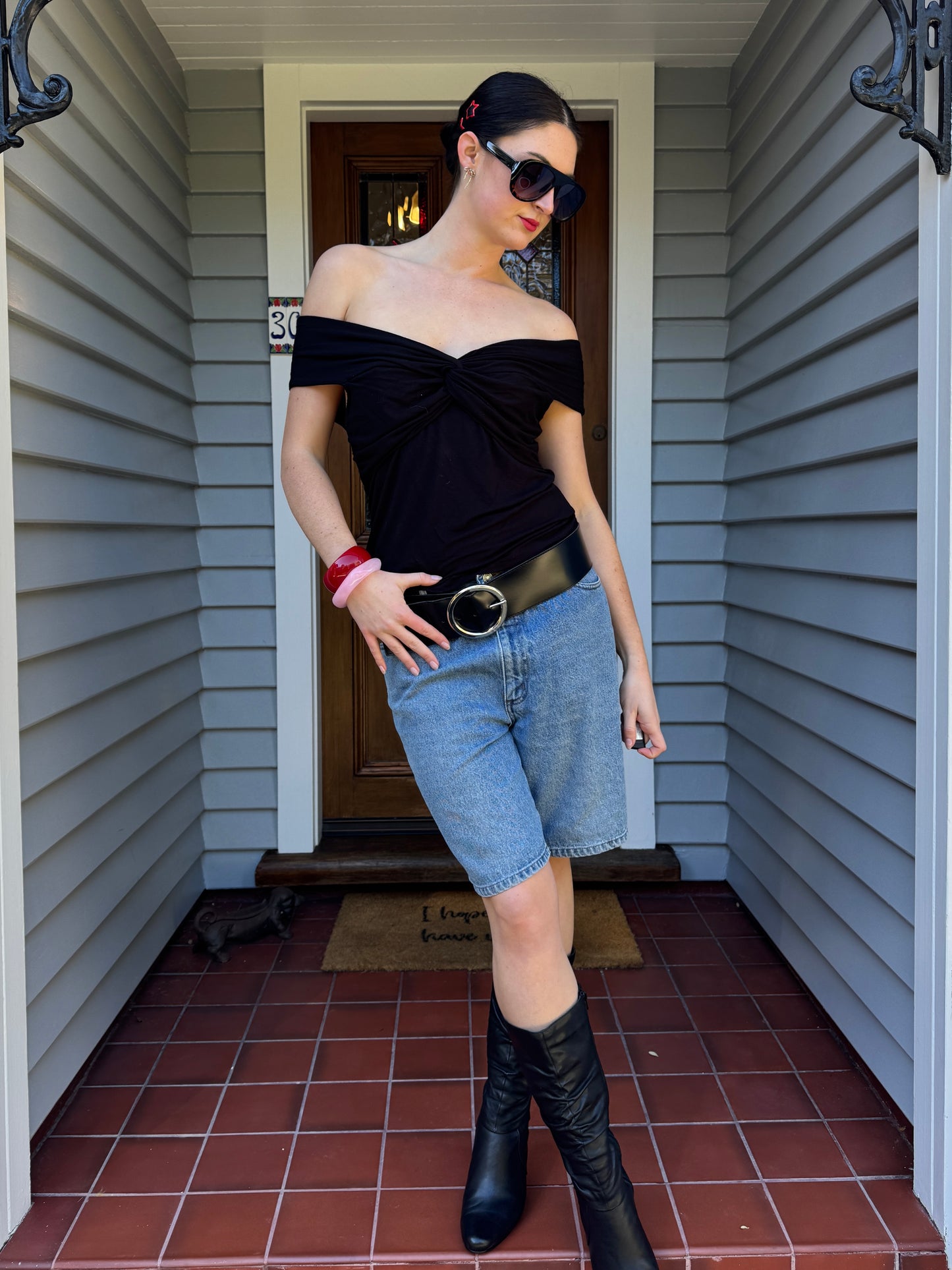 Off The Shoulder Knot Blouse | Size 12