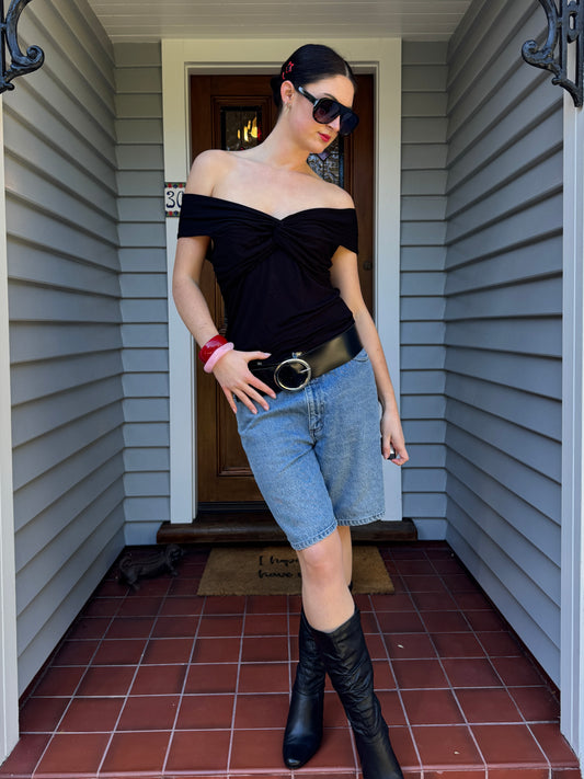 Off The Shoulder Knot Blouse | Size 12